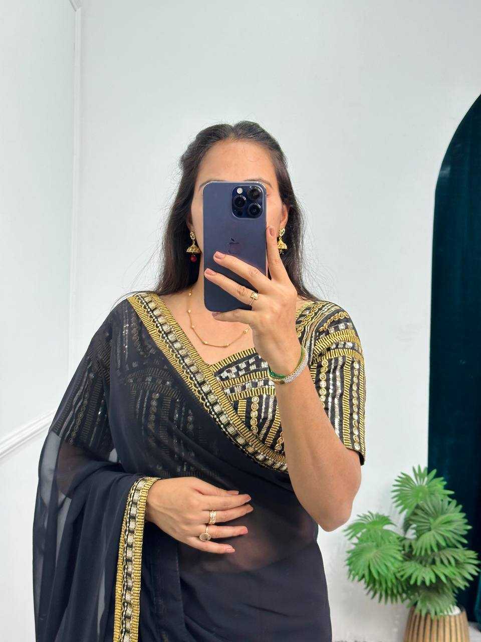 Ynf Faux Georgette KESH413 468 Bollywood Collections Wholesale Jannat Zubair Rahmani Manufacturer- Kapda Export