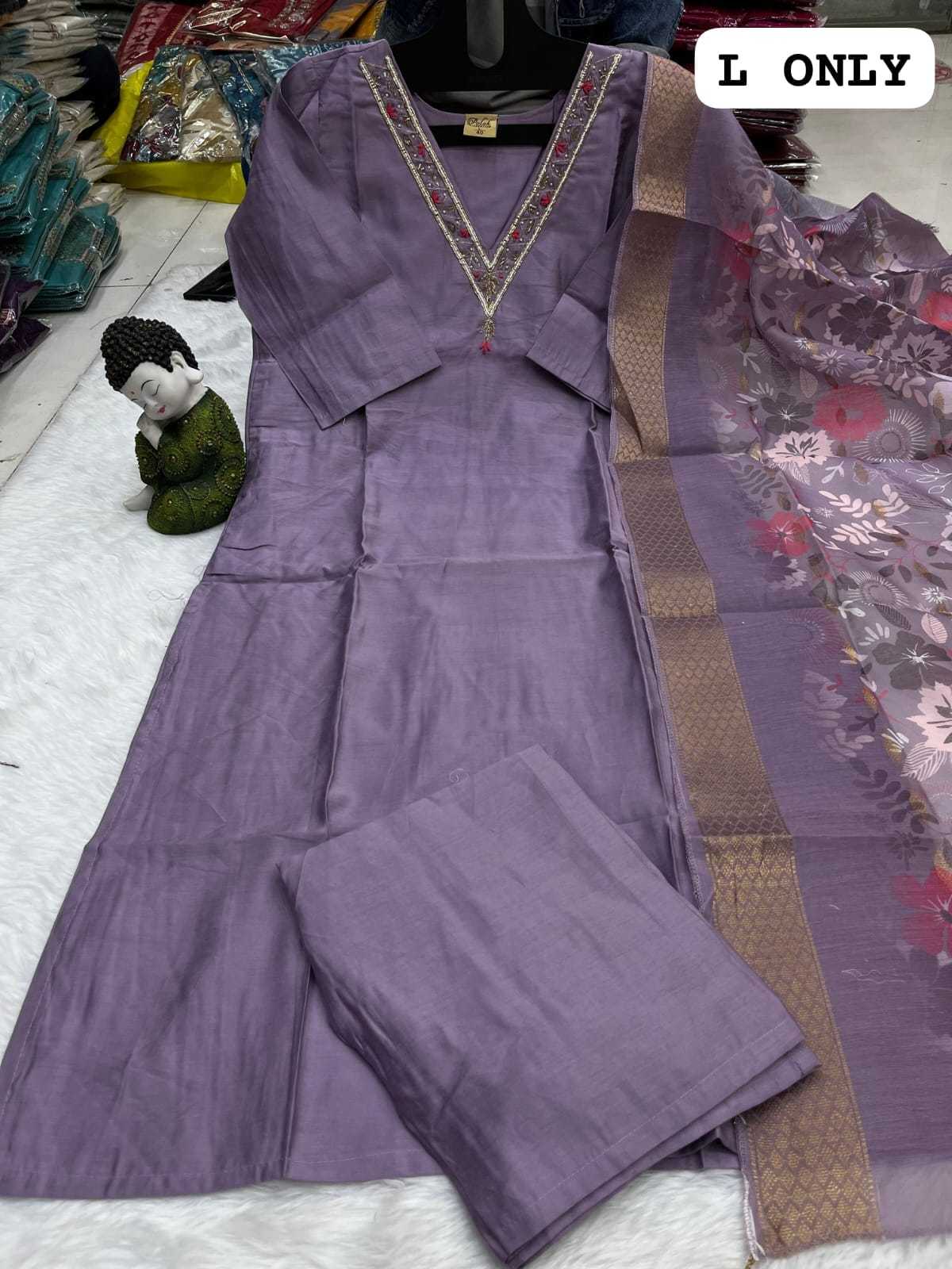 Ynf Heavy Roman Silk KESH258 VDA135 Suits & Dresses Wholesale Ladies Suits Printed Suits High-Low Dresses Manufacturer- Kapda Export