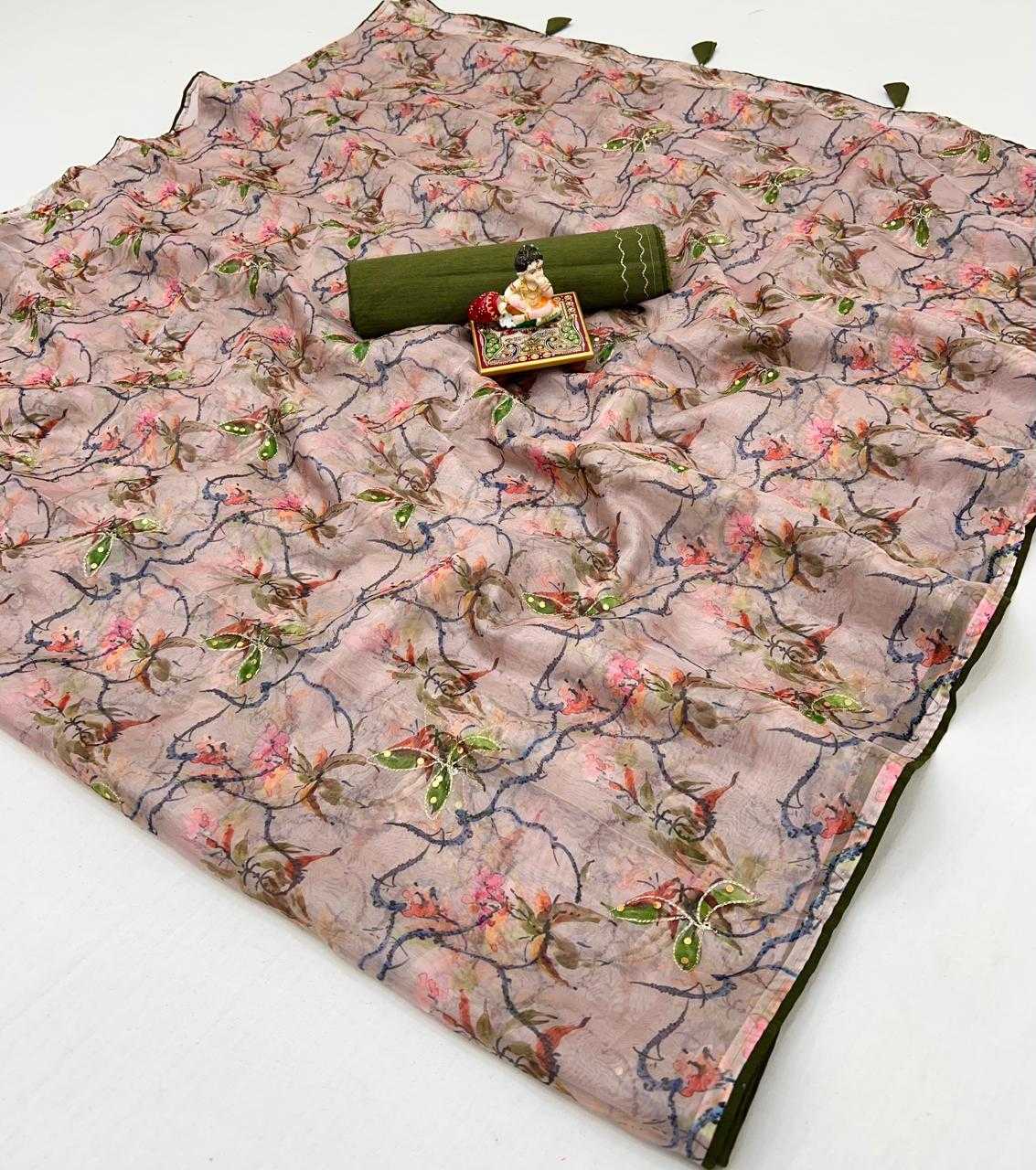 Ynf Kora Silk KESH263 SBI68 Silk Sarees Wholesale Kora Silk Sarees Printed Silk Saree Designer Silk Sarees Manufacturer- Kapda Export