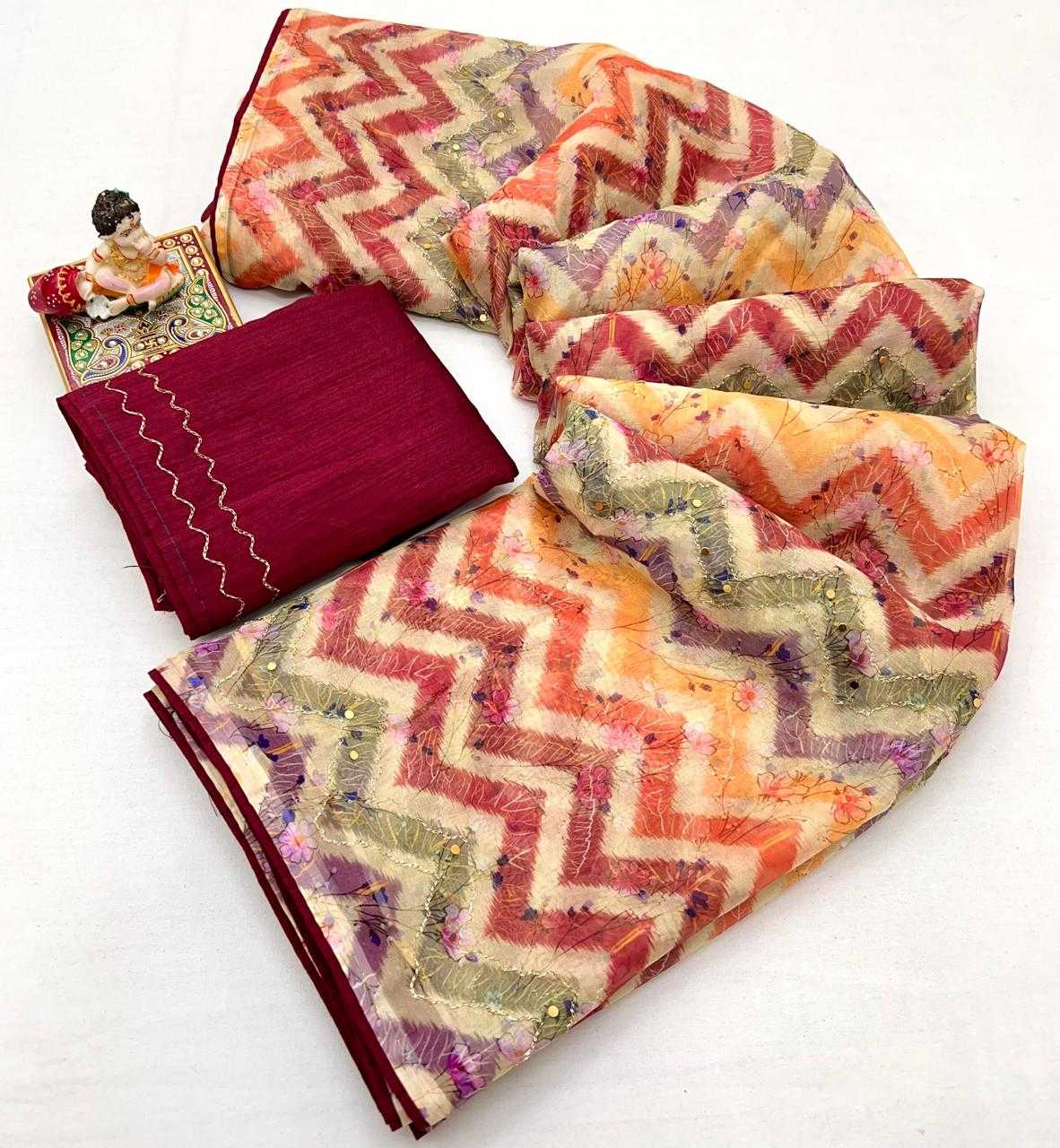 Ynf Kora Silk KESH263 SBI68 Silk Sarees Wholesale Kora Silk Sarees Printed Silk Saree Designer Silk Sarees Manufacturer- Kapda Export