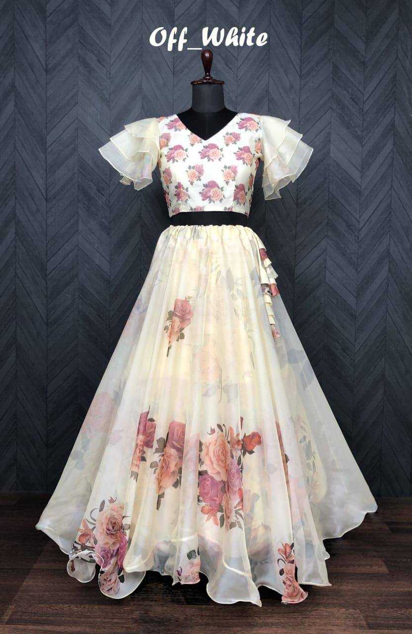 Ynf Organza KESH132 7012 Lehengas Wholesale Designer Lehenga Printed Lehenga Golden Lehenga Manufacturer- Kapda Export