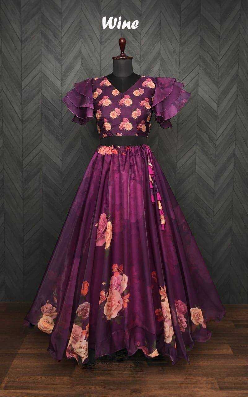 Ynf Organza KESH132 7012 Lehengas Wholesale Designer Lehenga Printed Lehenga Golden Lehenga Manufacturer- Kapda Export