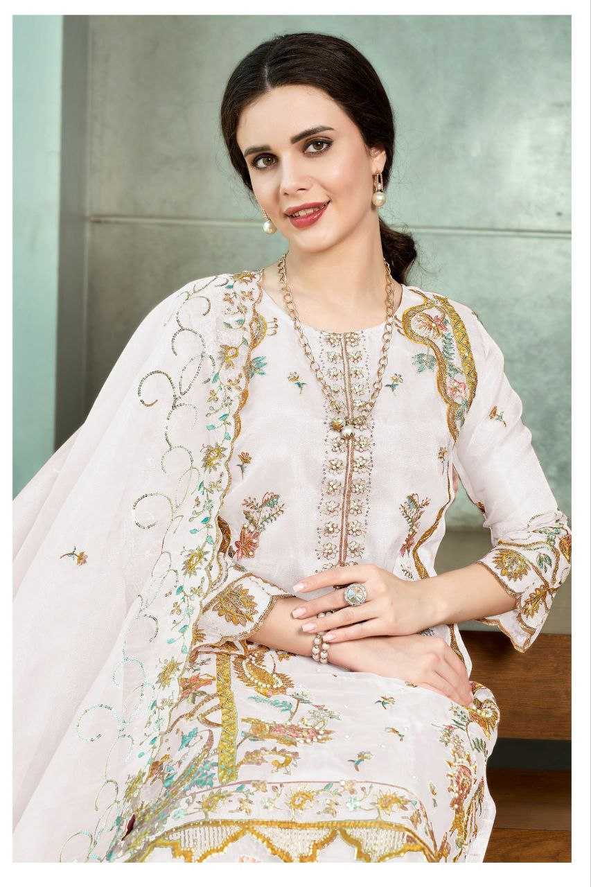 Ynf Organza KESH246 MARIAB Suits & Dresses Wholesale Ladies Suits Designer Suits Orange Salwar Suit Manufacturer- Kapda Export