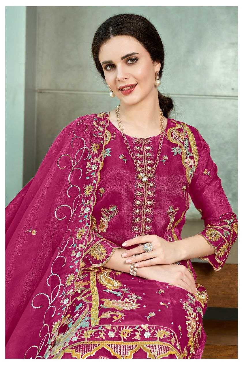 Ynf Organza KESH246 MARIAB Suits & Dresses Wholesale Ladies Suits Designer Suits Orange Salwar Suit Manufacturer- Kapda Export