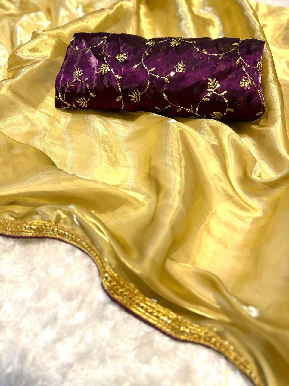 Ynf Tissue Silk KESH162 VRT08 Silk Sarees Wholesale Designer Silk Sarees Fancy Silk Sarees Golden Silk Sarees Manufacturer- Kapda Export