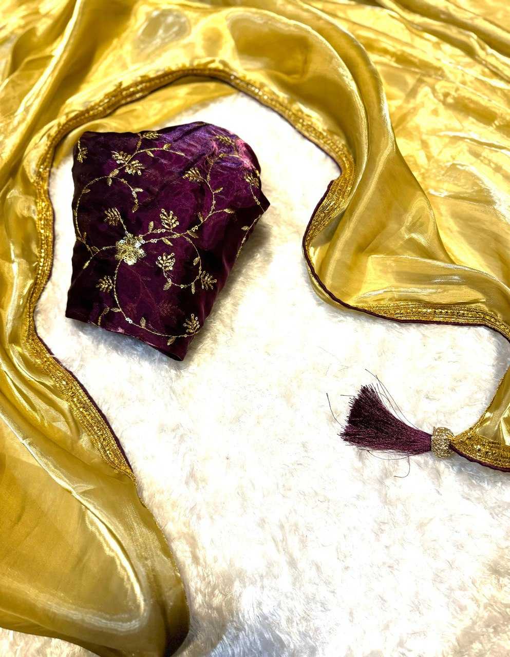 Ynf Tissue Silk KESH162 VRT08 Silk Sarees Wholesale Designer Silk Sarees Fancy Silk Sarees Golden Silk Sarees Manufacturer- Kapda Export