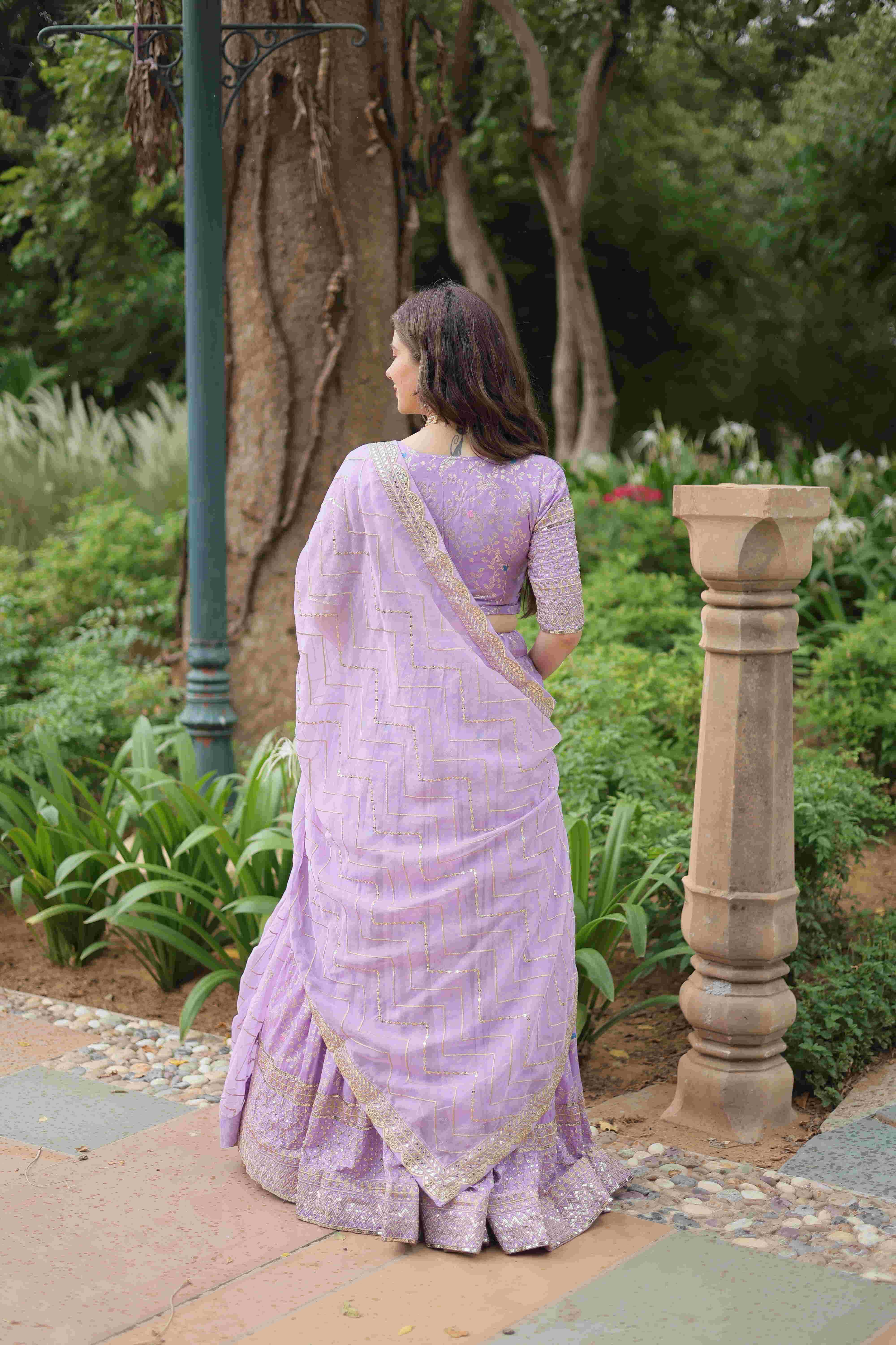 Ynf Viscose KESH132 7124 Lehengas Wholesale Embroidered Lehenga Sequins Lehenga Golden Lehenga Manufacturer- Kapda Export