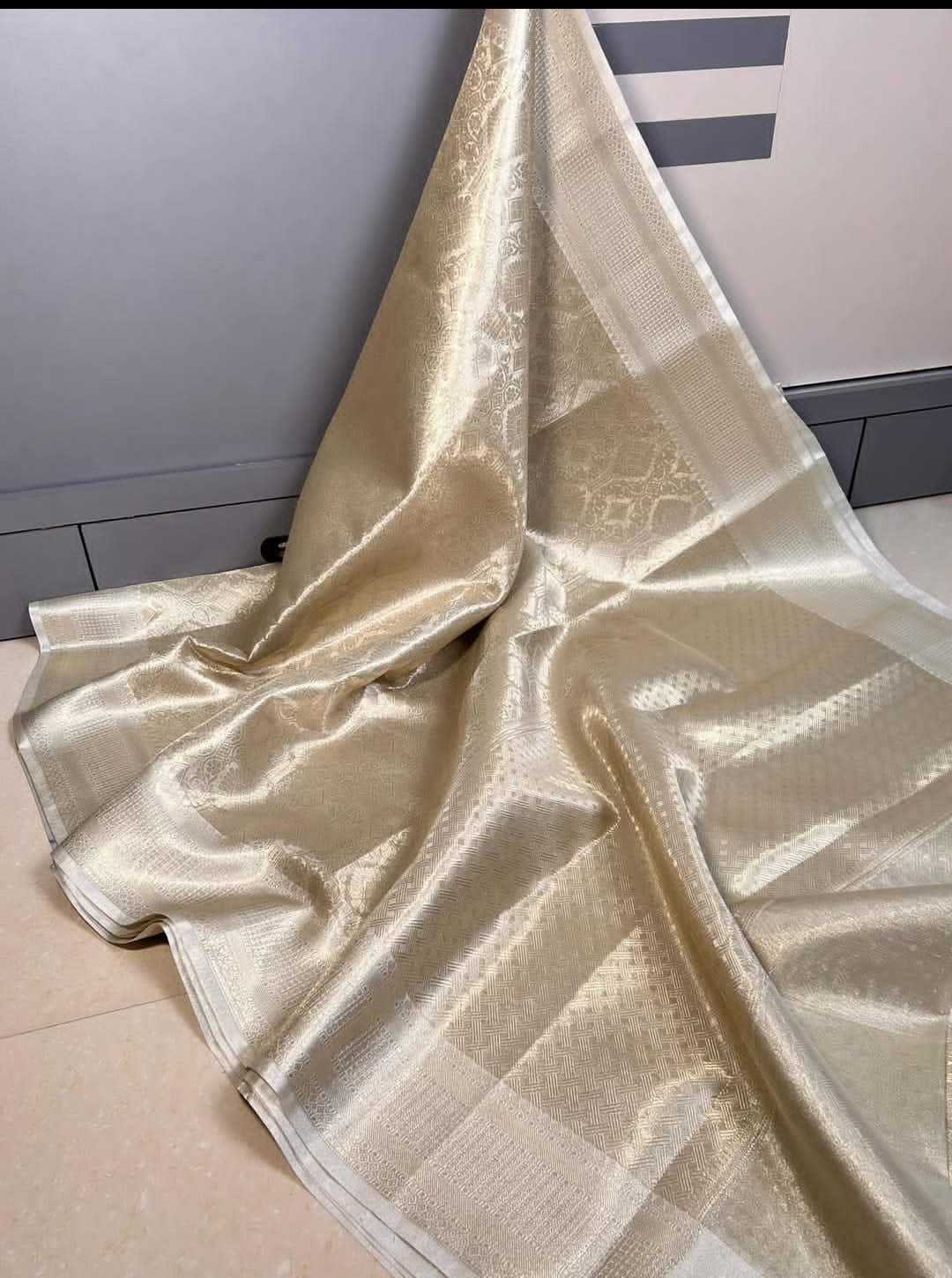 Ynf Banarasi Soft Silk KESH131 NAYANTHARA SILVER Bollywood Collections Wholesale Nayanthara Manufacturer- Kapda Export