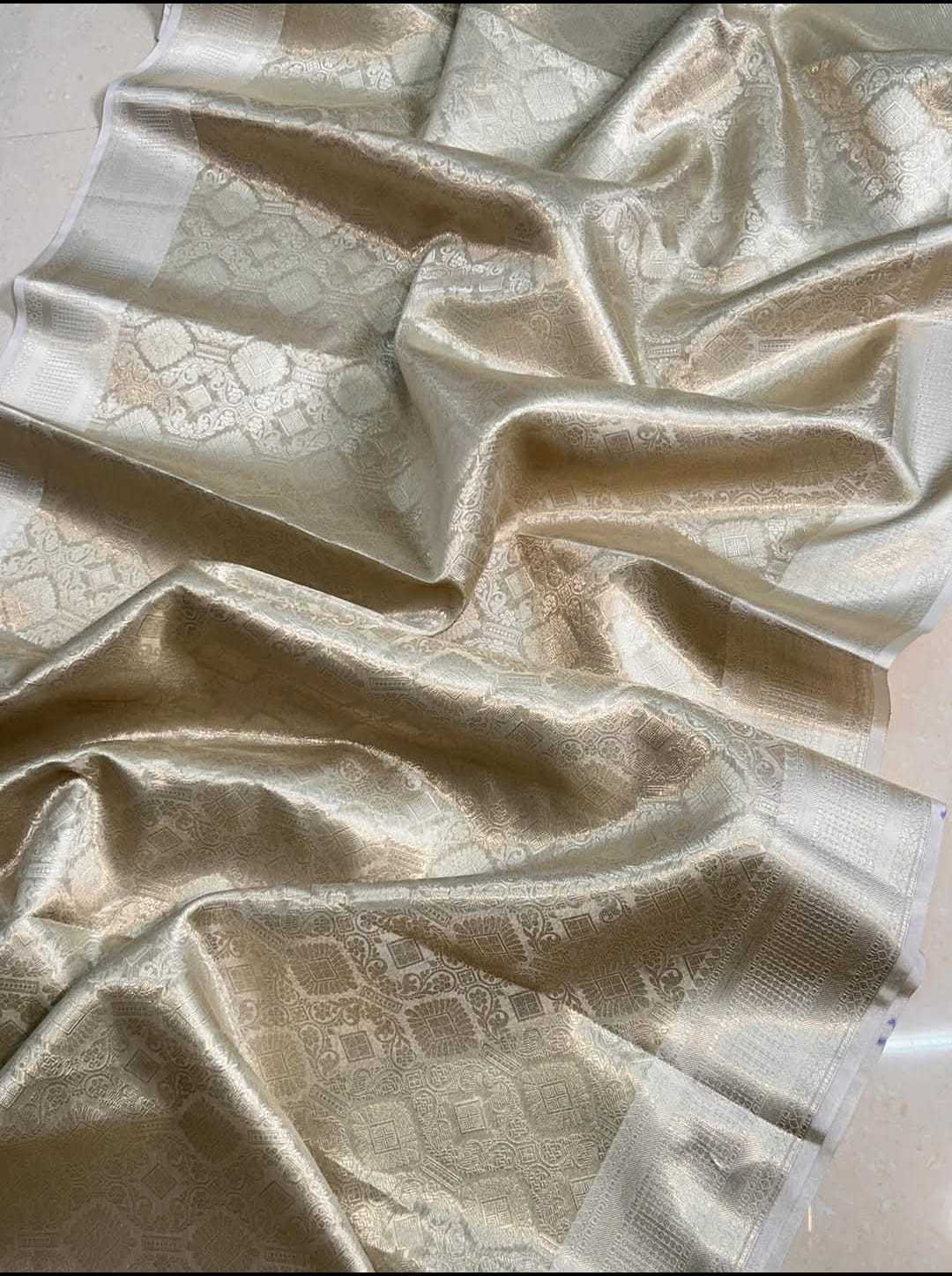 Ynf Banarasi Soft Silk KESH131 NAYANTHARA SILVER Bollywood Collections Wholesale Nayanthara Manufacturer- Kapda Export