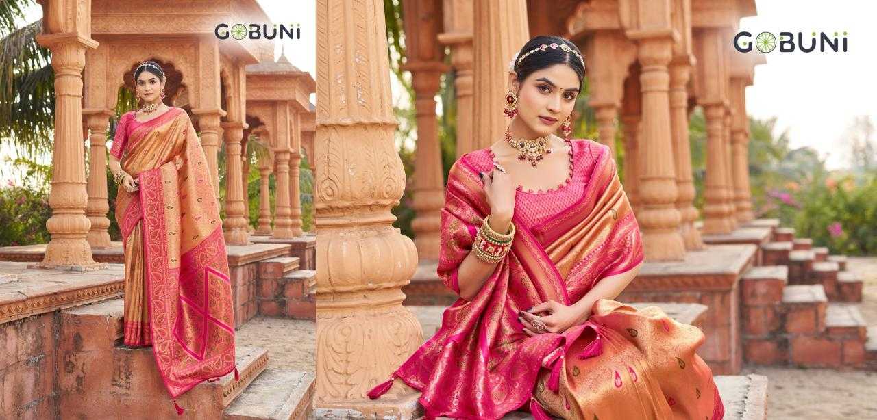 Ynf Banarasi Soft Silk KESH416 Gobuni-Shubharambh Silk Sarees Karwa Chauth Sarees Festive Collections Wholesale Banarasi Silk Sarees Traditional Silk Sarees Holi Collections Manufacturer- Kapda Export