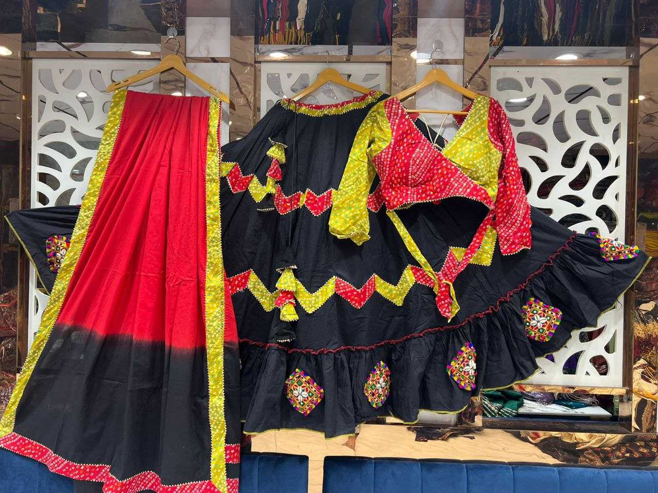 Ynf Bandhani Silk KESH179 AHB19 Navratri Chaniya Choli Wholesale Navratri Gowns Manufacturer- Kapda Export