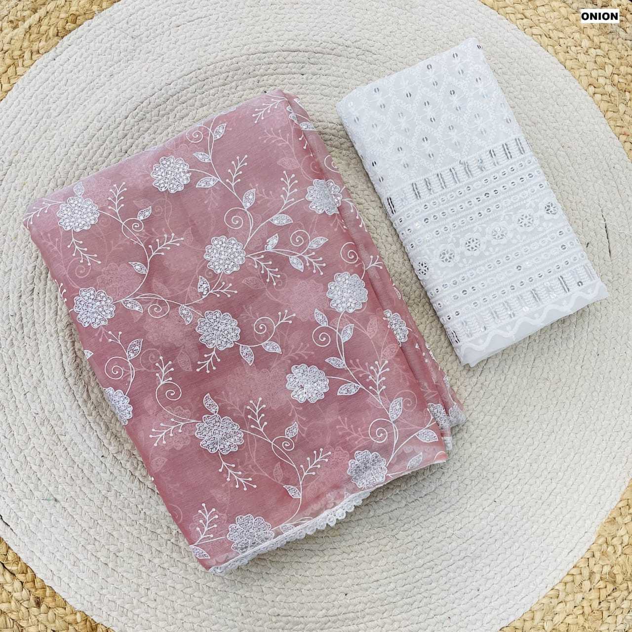 Ynf Chiffon KESH195 KRF46 Sarees Onam Sarees Karwa Chauth Sarees Wholesale Sequence Sarees Embroidered Sarees Heavy Work Sarees Manufacturer- Kapda Export