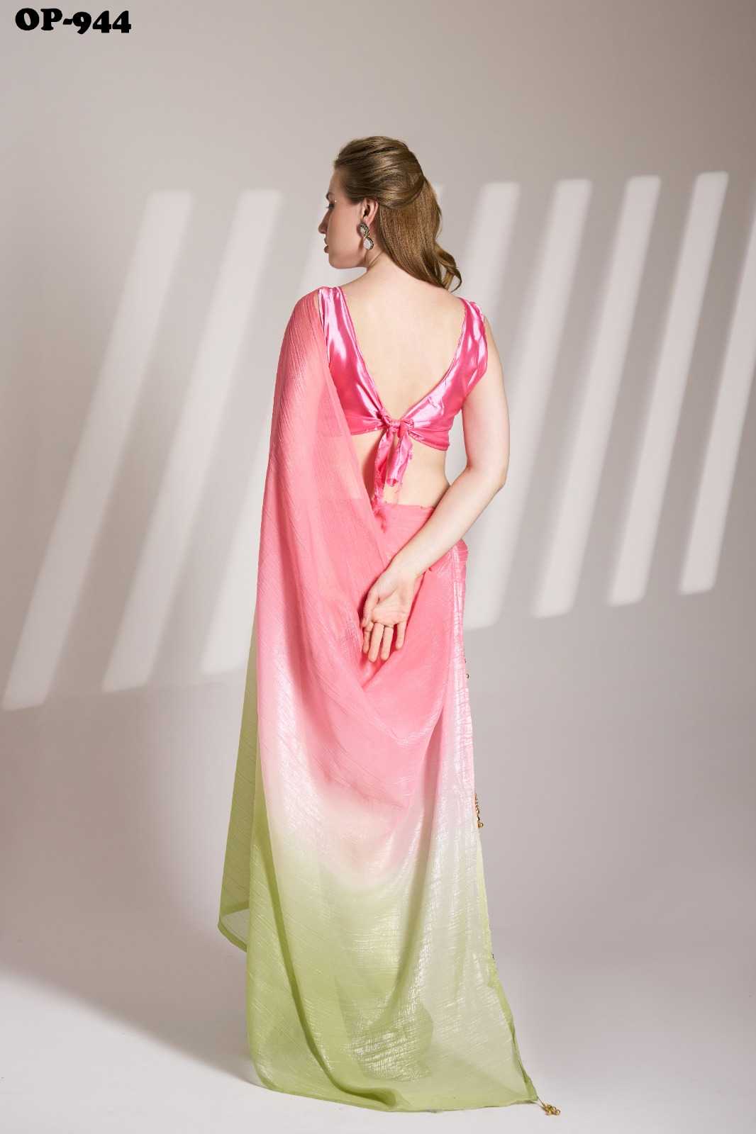 Ynf Chiffon Sarees Wholesale Designer Sarees Fancy Sarees Chikan Sarees Manufacturer- Kapda Export