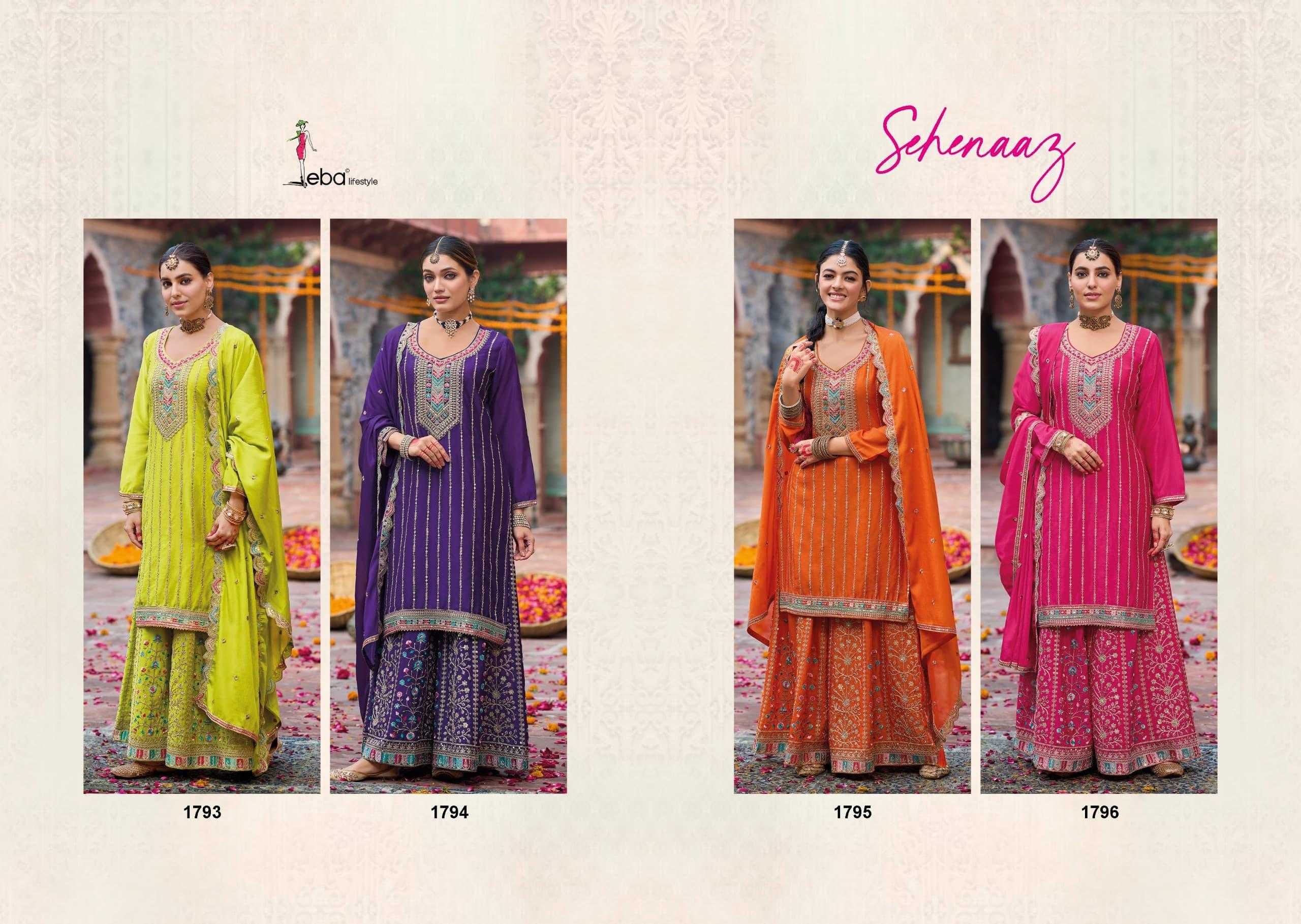 Ynf Chinon KESH443 sahenaaz Setwise Collections Wholesale Dresses & Suits Catalogs Manufacturer- Kapda Export