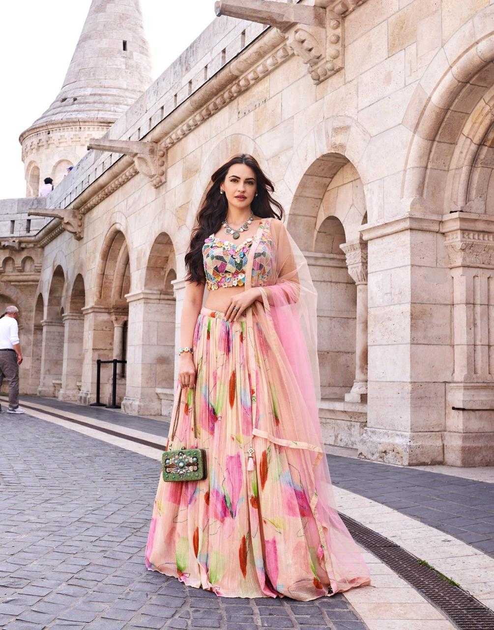 Ynf Chinon Silk KESH443 SAYURI DESIGNER-SAKHIYAA Setwise Collections Wholesale Sale Catalogs Manufacturer- Kapda Export