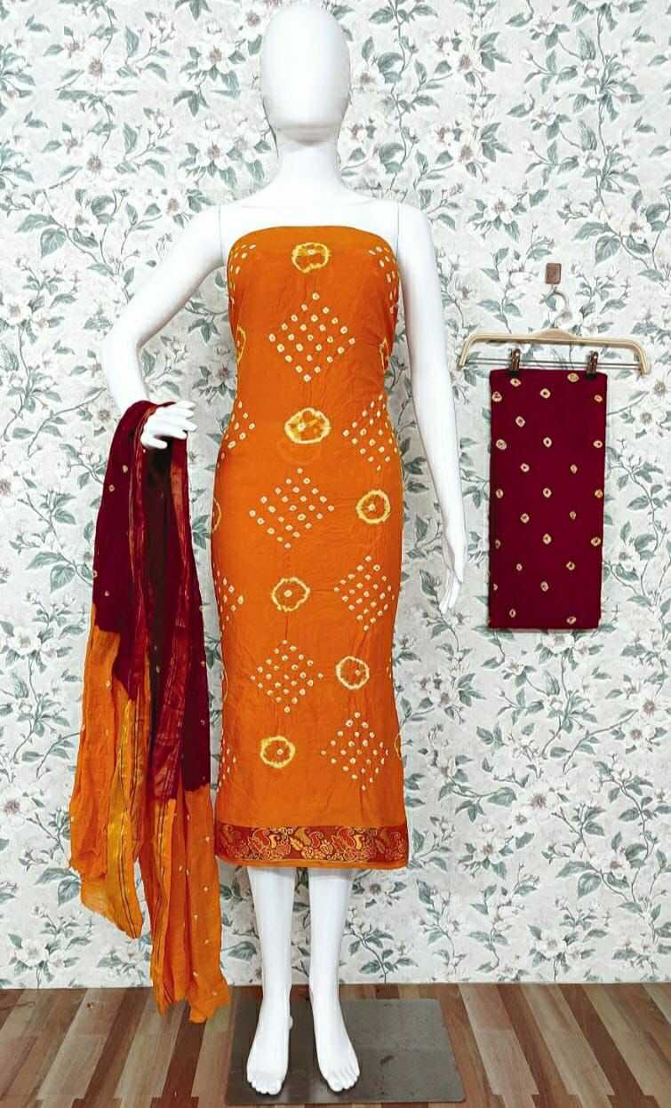 Ynf Cotton Bandhni KESH197 MUMTAZ Sarees Rakhi Collections Onam Sarees Wholesale Jacquard Saree Cotton Sarees Bandhani Sarees Manufacturer- Kapda Export