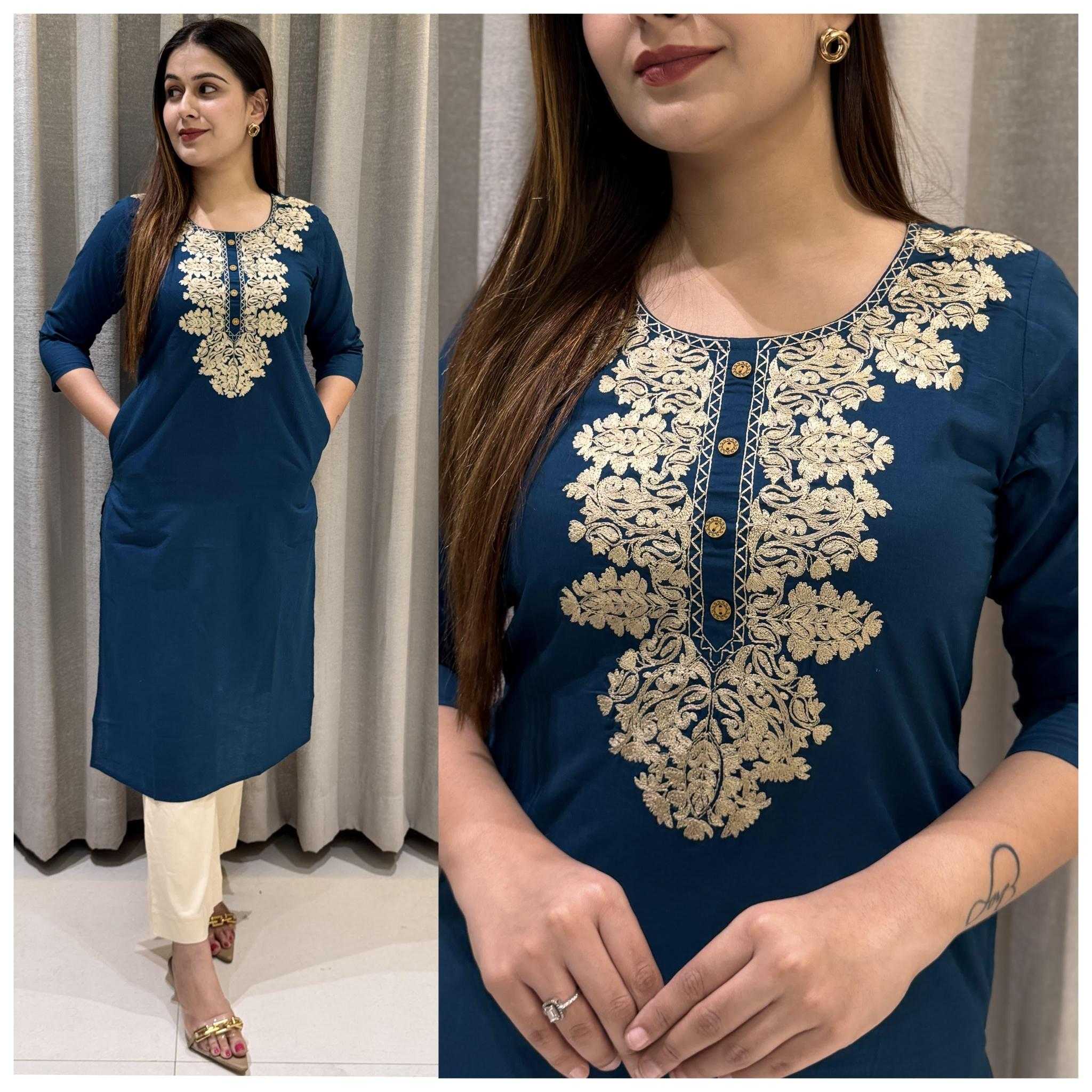 Ynf Cotton Cambric KESH443 Cotton Classic Setwise Collections Wholesale Kurtis Catalogs Manufacturer- Kapda Export