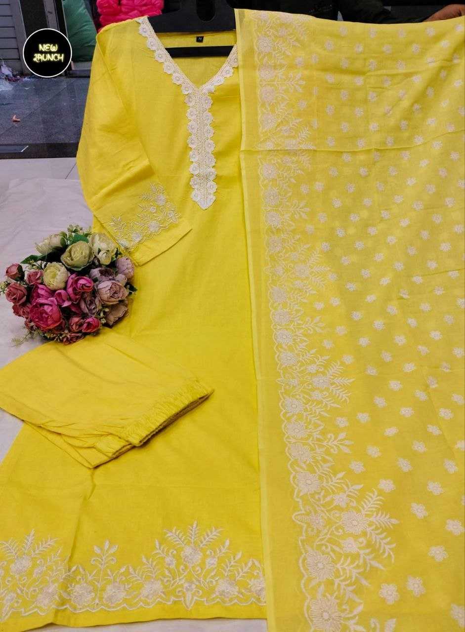 Ynf Cotton KESH354 GRM68 Kurti Wholesale Embroidered Kurtis Chikan Kurti Kurti With Pants Manufacturer- Kapda Export