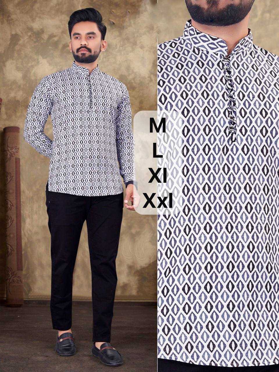 Ynf Cotton KESH358 SHE02 Mens Wear Diwali Collections Festive Collections Wholesale Mens Kurtas Men Cotton Kurta Men Short Kurta Manufacturer- Kapda Export
