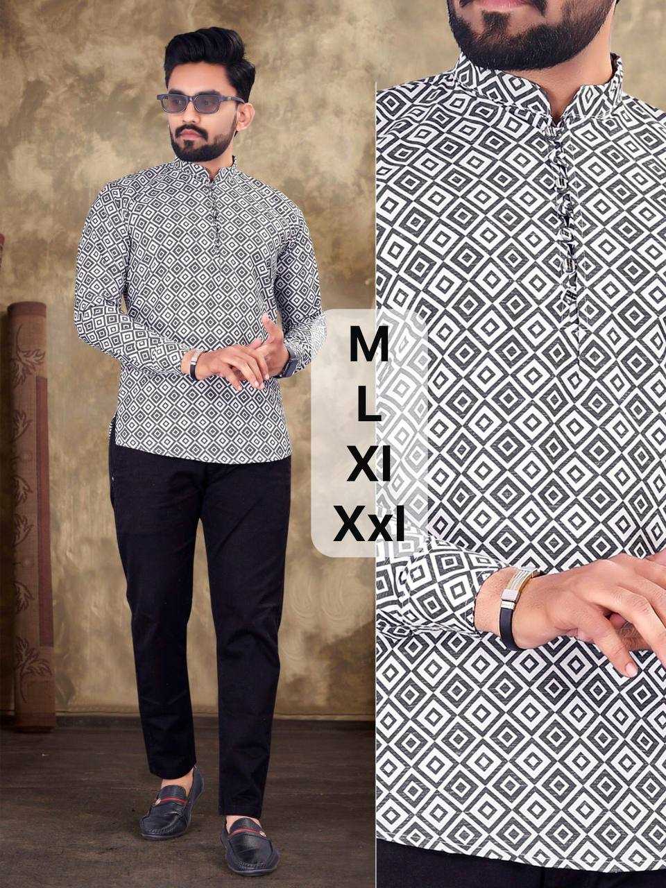 Ynf Cotton KESH358 SHE02 Mens Wear Diwali Collections Festive Collections Wholesale Mens Kurtas Men Cotton Kurta Men Short Kurta Manufacturer- Kapda Export