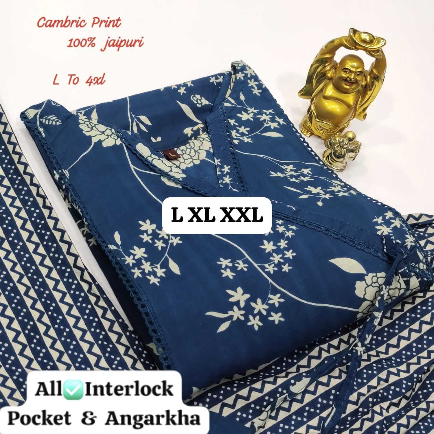 Ynf Cotton KESH418 D no 629 Kurti Wholesale Angrakha Kurtis Kurti With Pants Kurtis With Pockets Manufacturer- Kapda Export