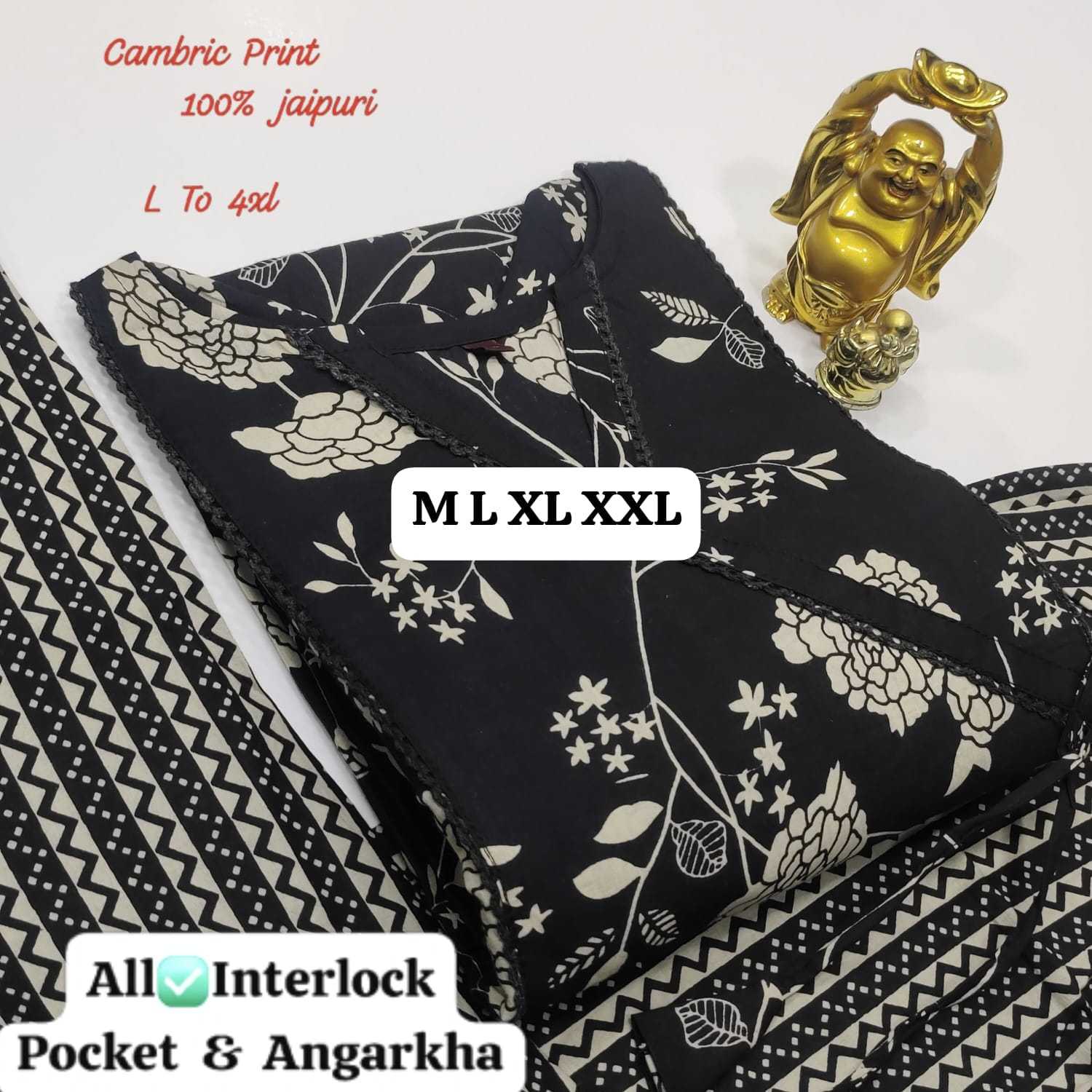 Ynf Cotton KESH418 D no 629 Kurti Wholesale Angrakha Kurtis Kurti With Pants Kurtis With Pockets Manufacturer- Kapda Export