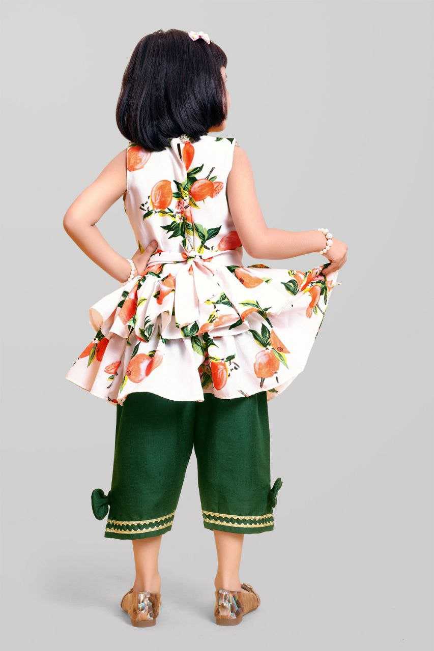 Ynf Cotton KESH461 HK 34 Kids Wear Wholesale Top & Pant Girls Frock Manufacturer- Kapda Export