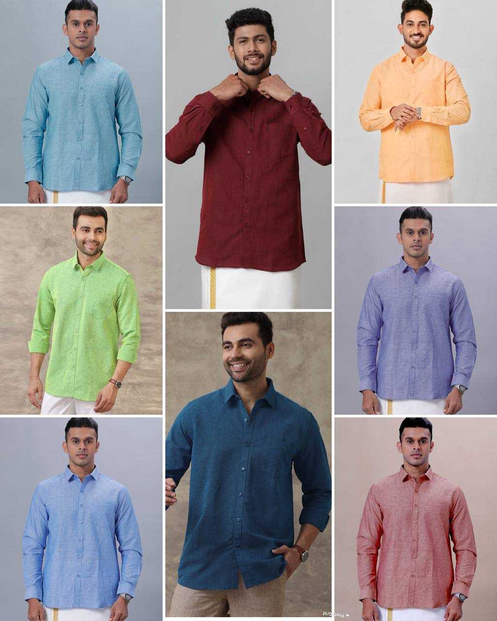 Ynf Cotton RIN125 INL01 Mens Wear Diwali Collections Festive Collections Wholesale Casual Wear Men Full Sleeves Shirts Men Plain Shirts Manufacturer- Kapda Export