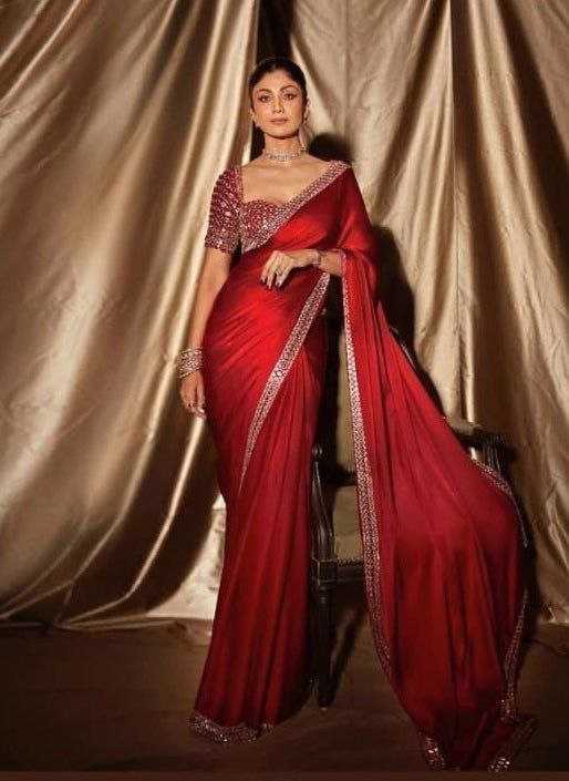 Ynf Crepe Silk RIN106 71 Bollywood Collections Wholesale Shilpa Shetty Sarees Manufacturer- Kapda Export