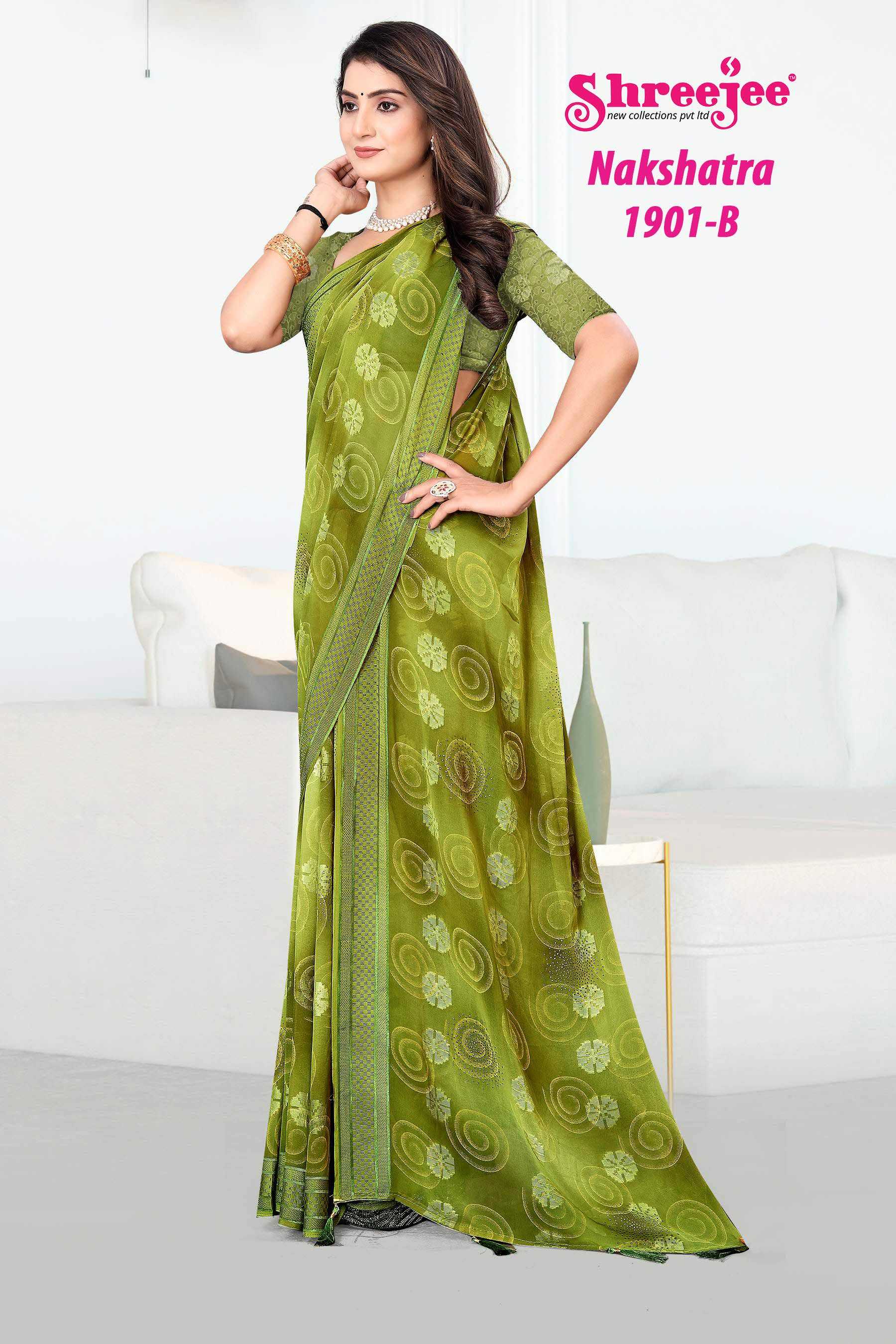 Ynf Fancy KESH4411901 Nakshatra Setwise Collections Wholesale Pritned Sarees Manufacturer- Kapda Export