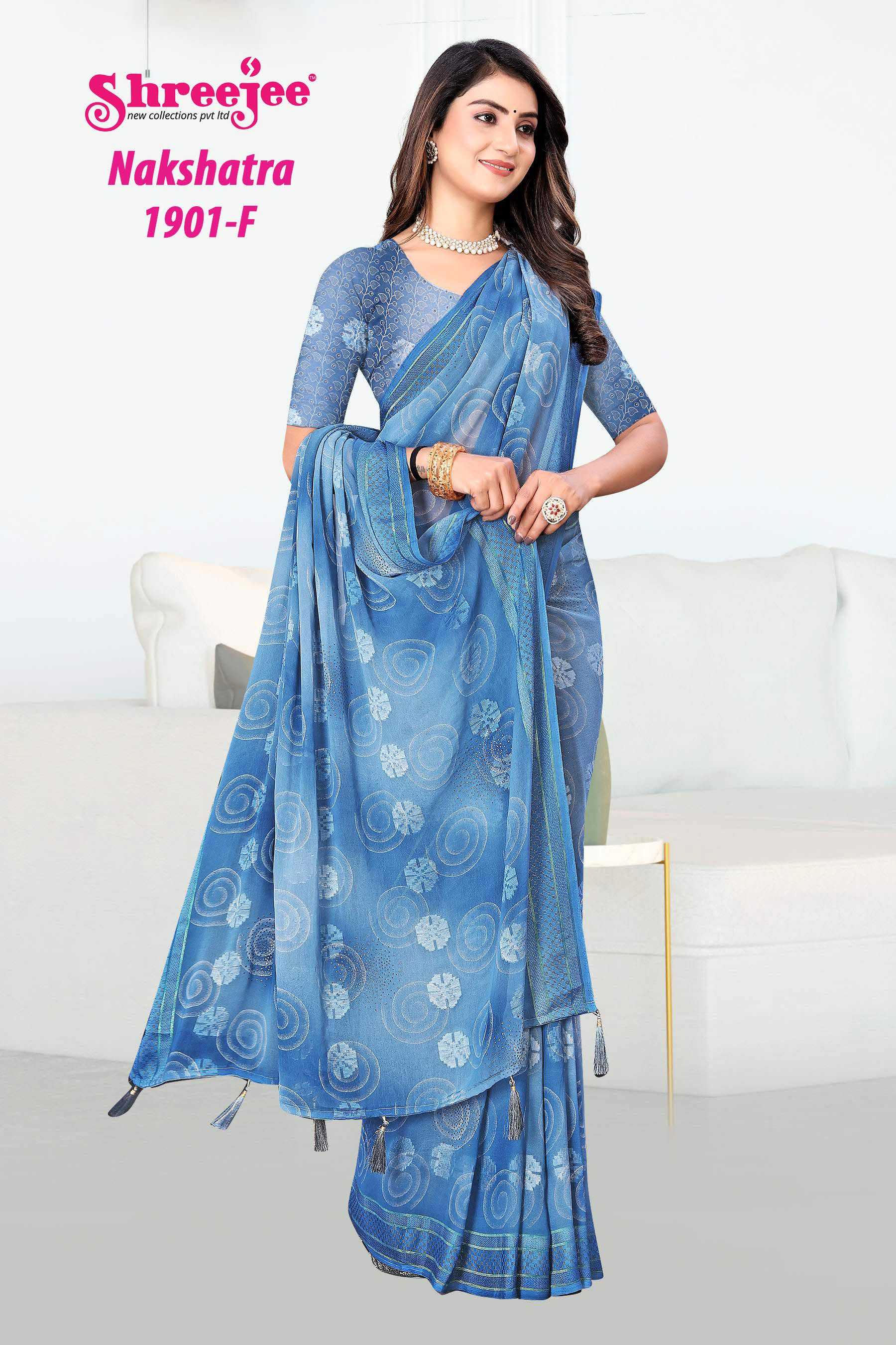 Ynf Fancy KESH4411901 Nakshatra Setwise Collections Wholesale Pritned Sarees Manufacturer- Kapda Export