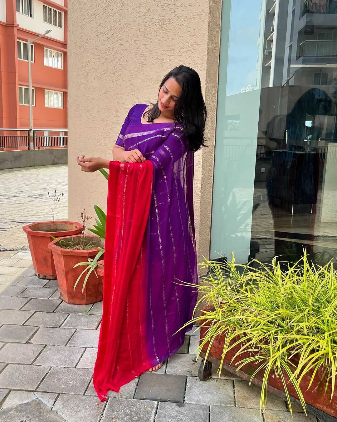 Ynf Georgette RIN178 SNT01 Sarees Wedding Collections Festive Collections Wholesale Georgette Sarees Viscose Saree Satin Sarees Manufacturer- Kapda Export