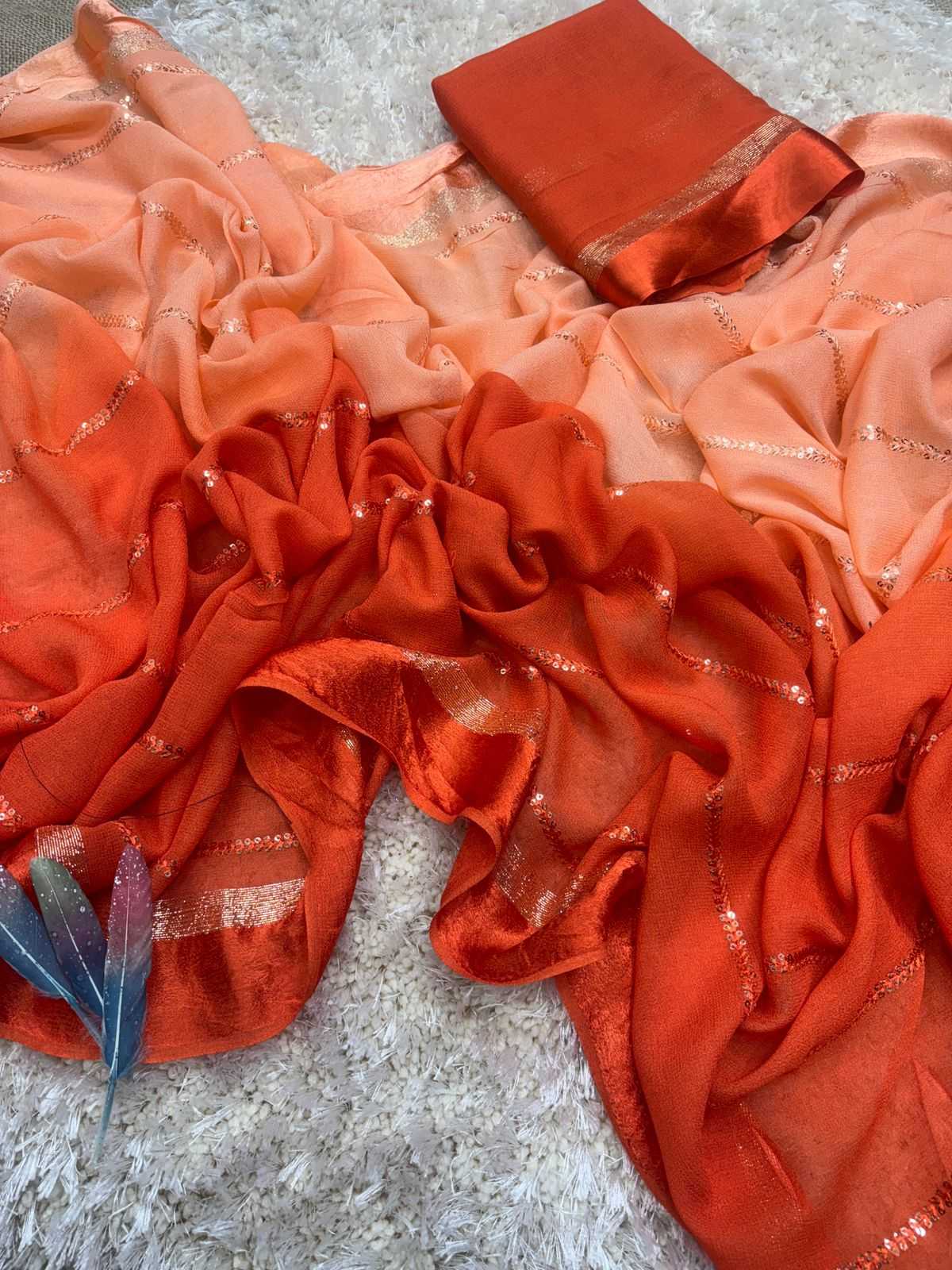 Ynf Georgette RIN178 SNT01 Sarees Wedding Collections Festive Collections Wholesale Georgette Sarees Viscose Saree Satin Sarees Manufacturer- Kapda Export