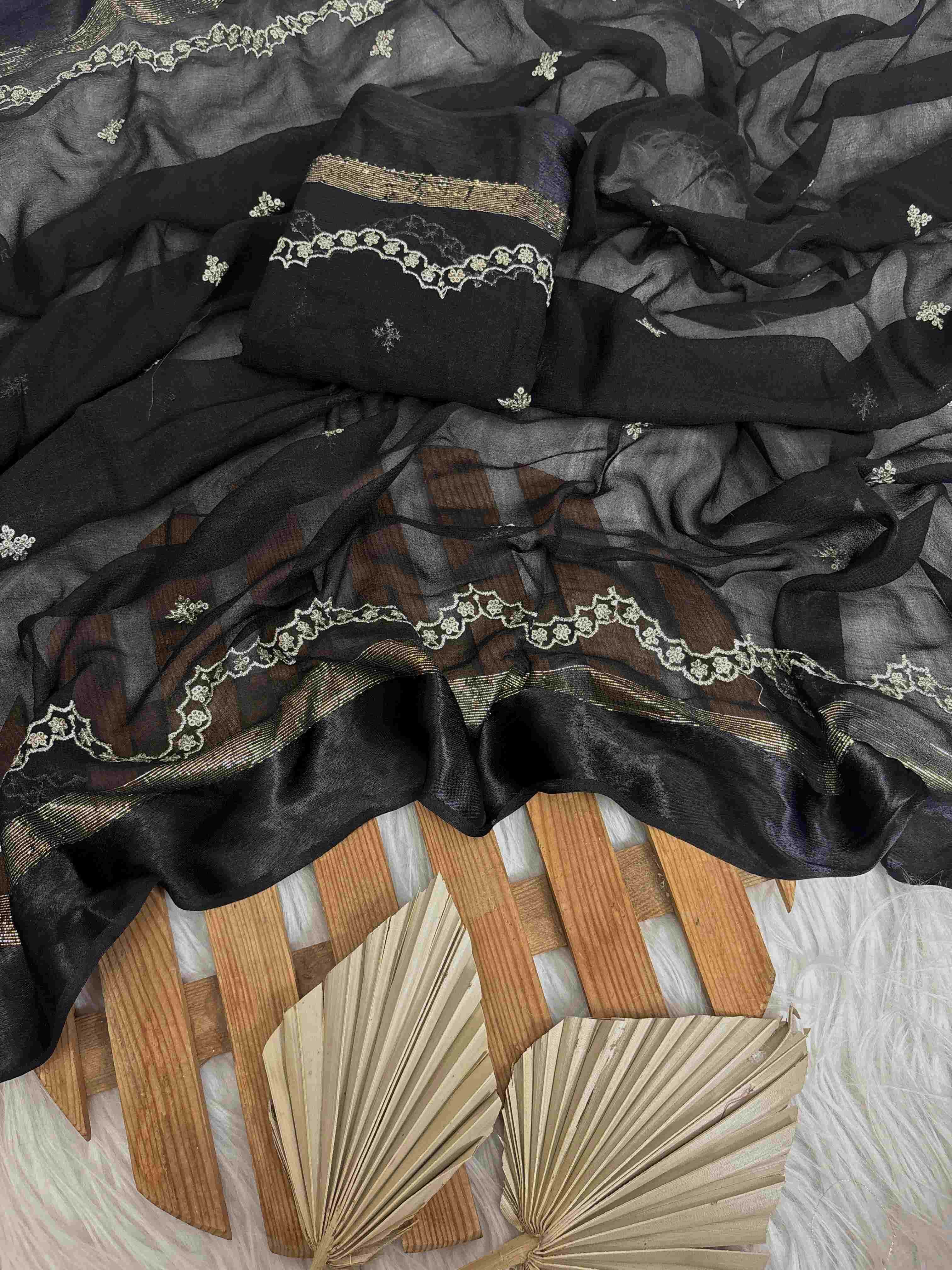 Ynf Georgette RIN178 SNT09 Sarees Wedding Collections Festive Collections Wholesale Georgette Sarees Viscose Saree Satin Sarees Manufacturer- Kapda Export