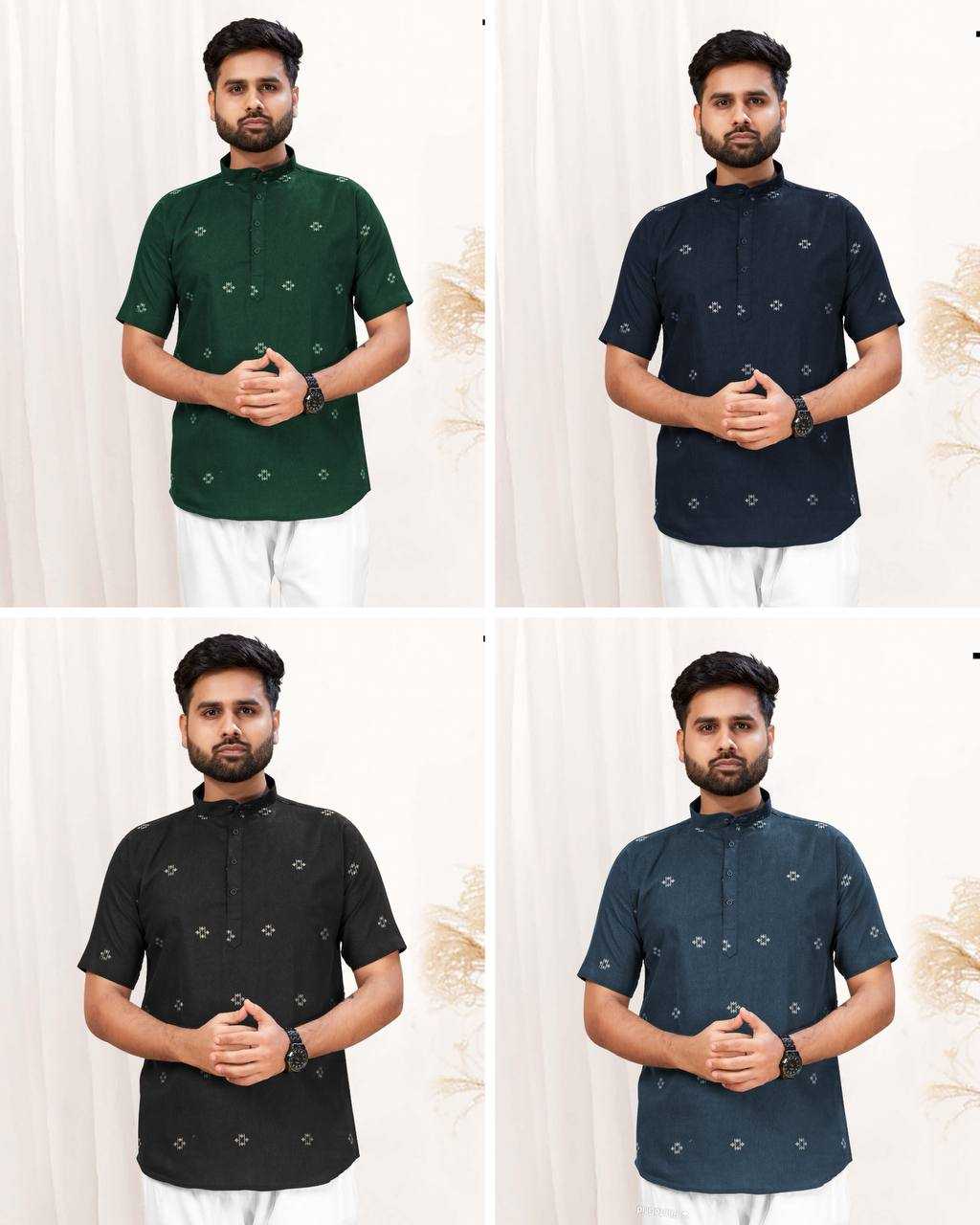Ynf Khadi Cotton RIN125 Trendy couple Kurti Mens Wear Couple Wear Wholesale Men Cotton Kurta Couple Matching Ethnic Outfits Matching Festive Outfits for Couples Manufacturer- Kapda Export
