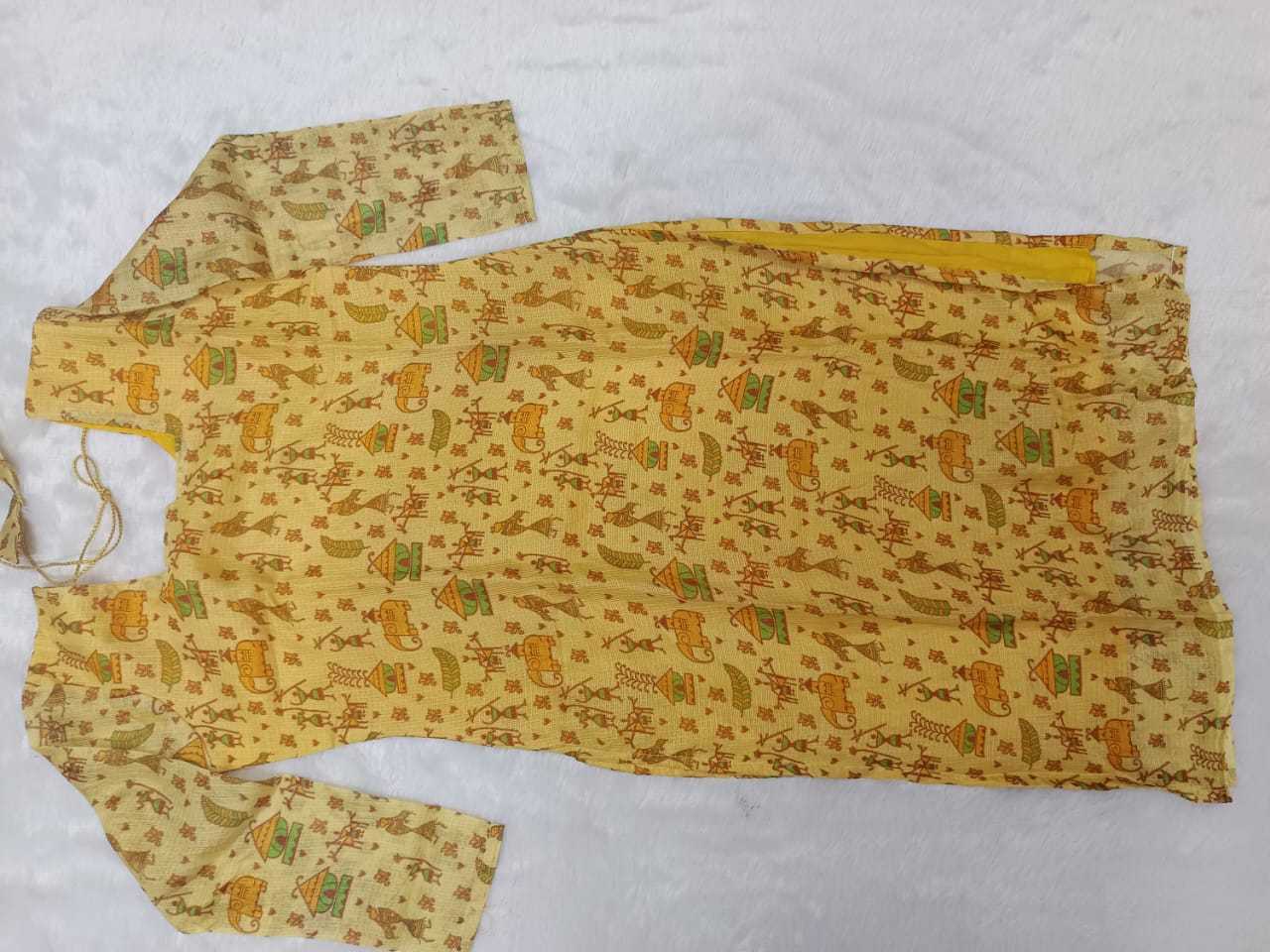 Ynf Kota Checks KESH243 1037 Kurti Wholesale Festive Kurtis Fancy Kurti Yellow Kurtis Manufacturer- Kapda Export