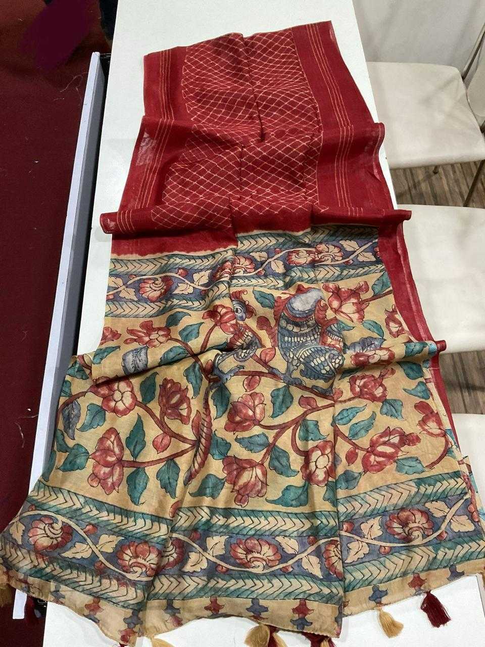 Ynf Linen RIN101 ANT12 Sarees Wedding Collections Teej Sarees Wholesale Printed Sarees Leheriya Sarees Linen Sarees Manufacturer- Kapda Export