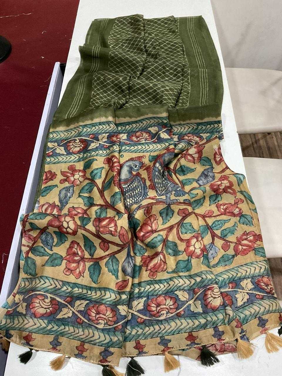 Ynf Linen RIN101 ANT12 Sarees Wedding Collections Teej Sarees Wholesale Printed Sarees Leheriya Sarees Linen Sarees Manufacturer- Kapda Export