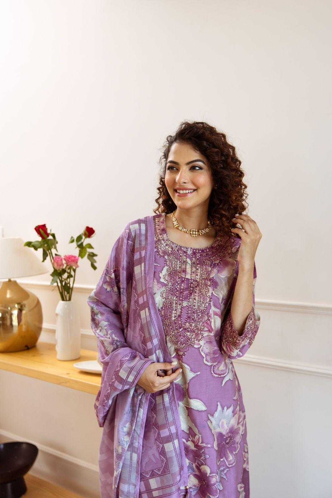 Ynf Muslin KESH443 Fancy Setwise Collections Wholesale Dresses & Suits Catalogs Manufacturer- Kapda Export