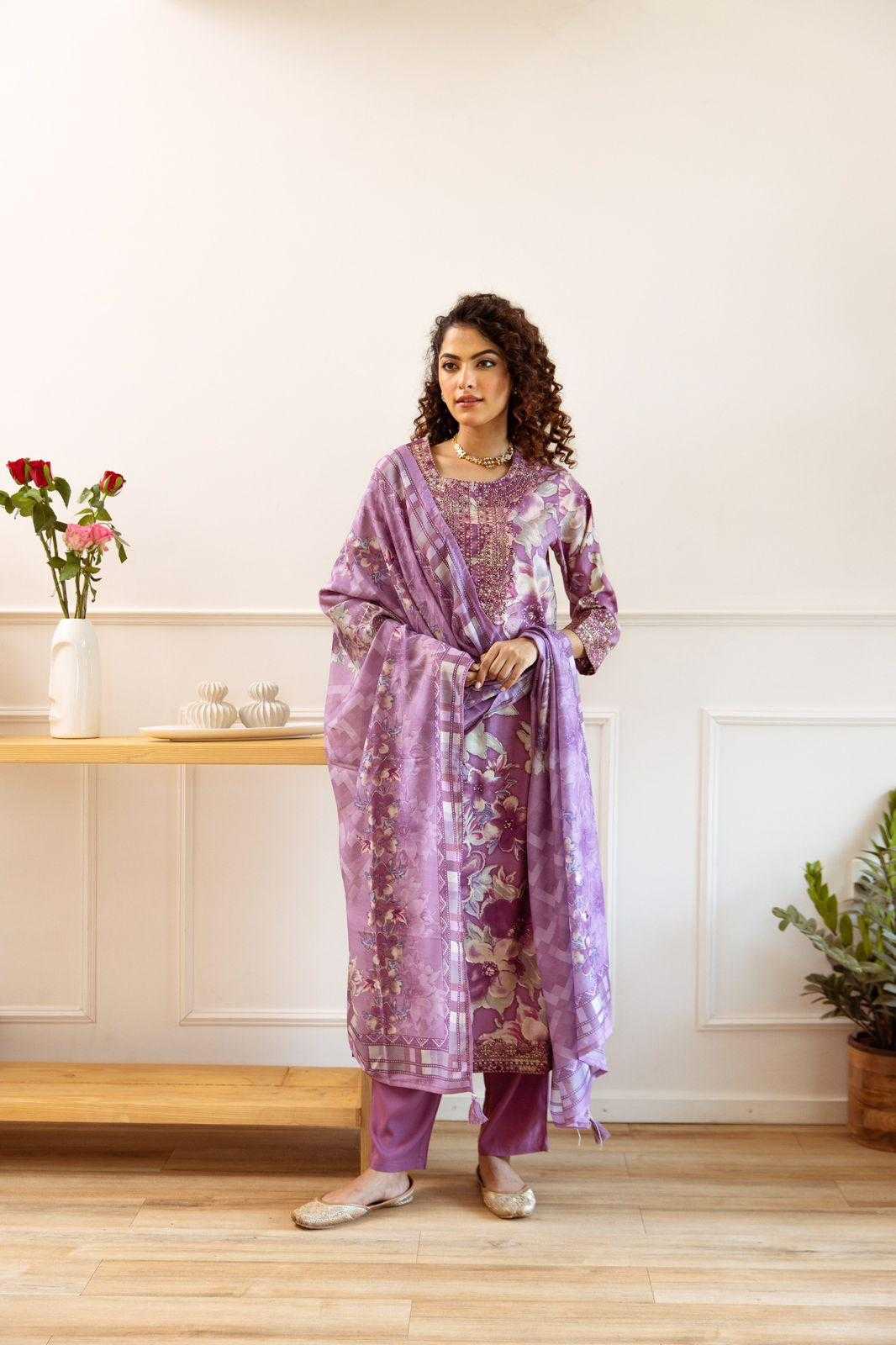 Ynf Muslin KESH443 Fancy Setwise Collections Wholesale Dresses & Suits Catalogs Manufacturer- Kapda Export