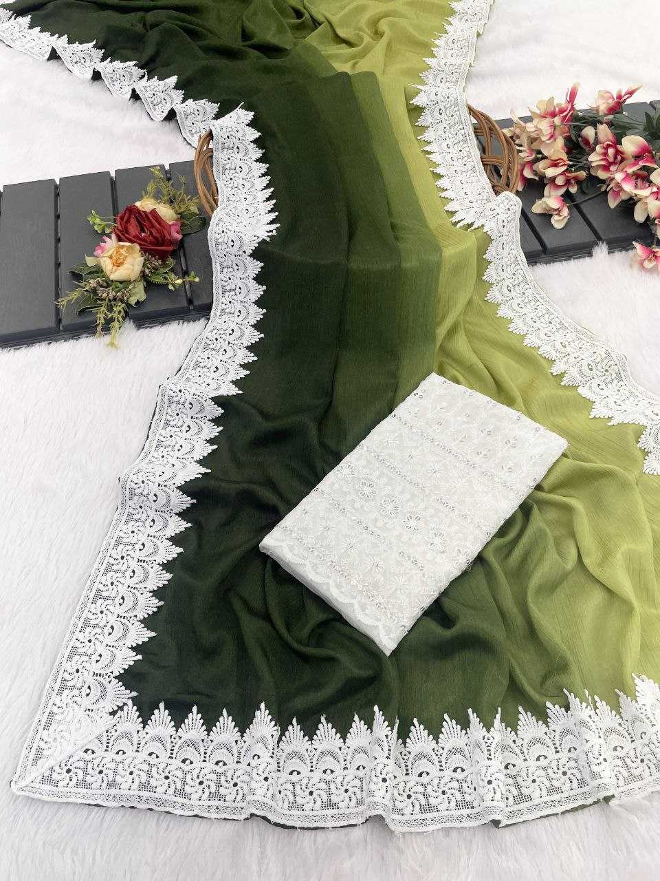 Ynf Nylon KESH464 DAMINI-1 Sarees Wedding Collections Festive Collections Wholesale Fancy Sarees Chikan Sarees Festive Sarees Manufacturer- Kapda Export