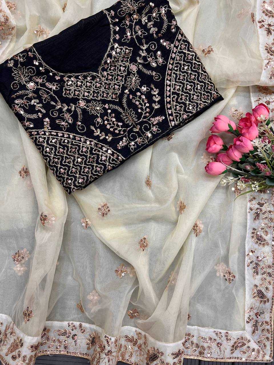 Ynf Organza KESH416 BT-396 Sarees Karwa Chauth Sarees Festive Collections Wholesale Designer Sarees Organza Sarees Holi Collections Manufacturer- Kapda Export