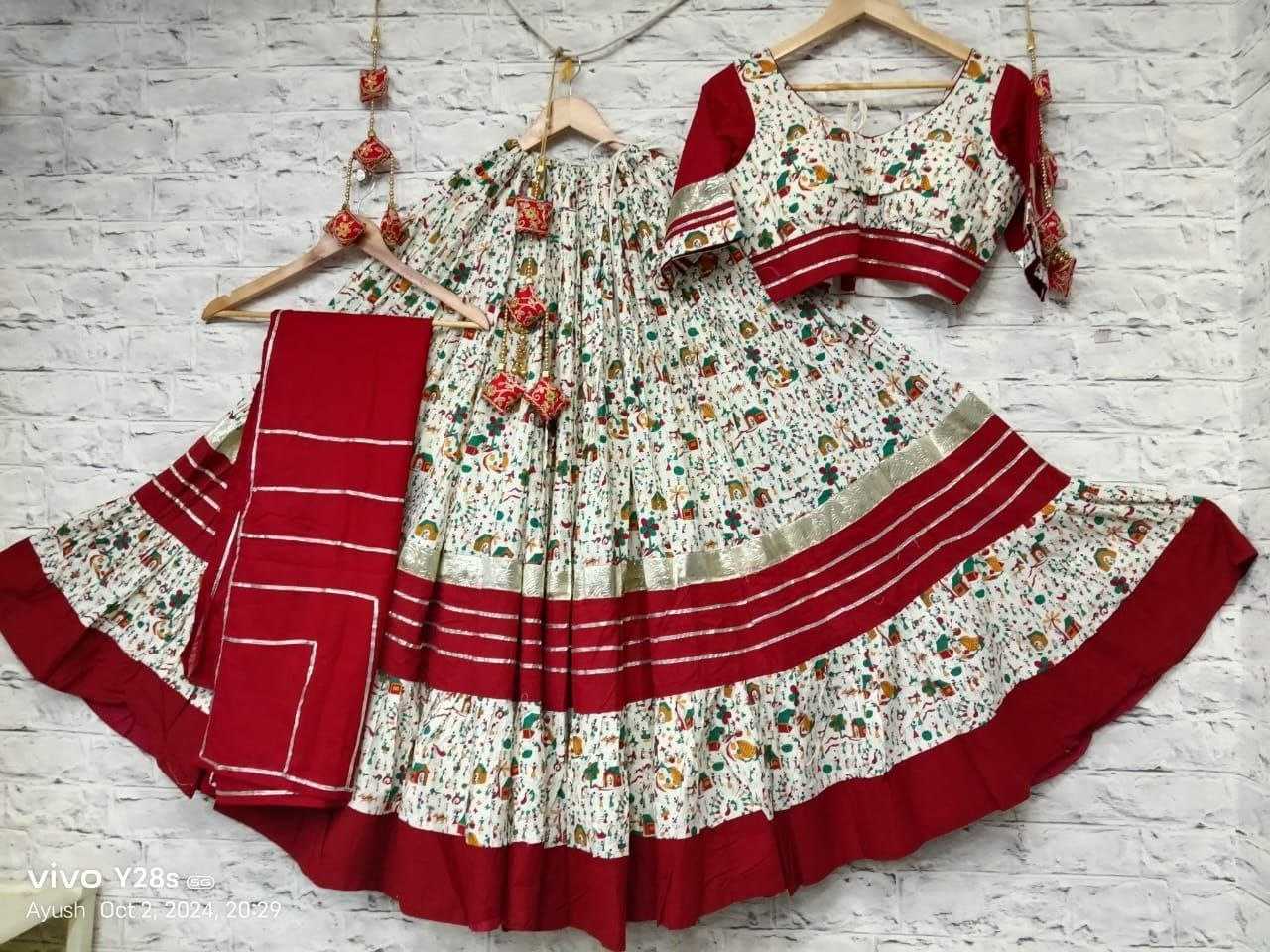 Ynf Pure Cotton KESH179 AHB07 Navratri Chaniya Choli Wholesale Navratri Gowns Manufacturer- Kapda Export