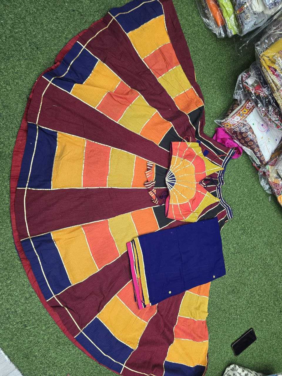 Ynf Pure Cotton KESH179 AHB10 Navratri Chaniya Choli Wholesale Navratri Gowns Manufacturer- Kapda Export