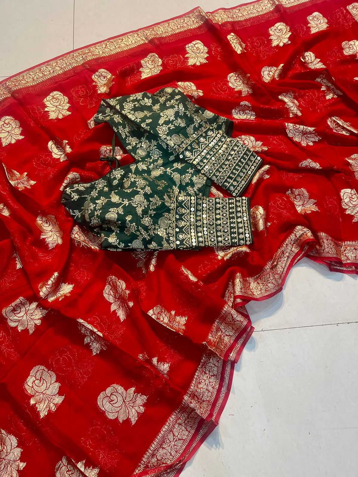 Ynf Pure Viscos RIN104 APE58 Sarees Teej Sarees Festive Collections Wholesale Jacquard Saree Viscose Saree Sarees With Blouse Manufacturer- Kapda Export