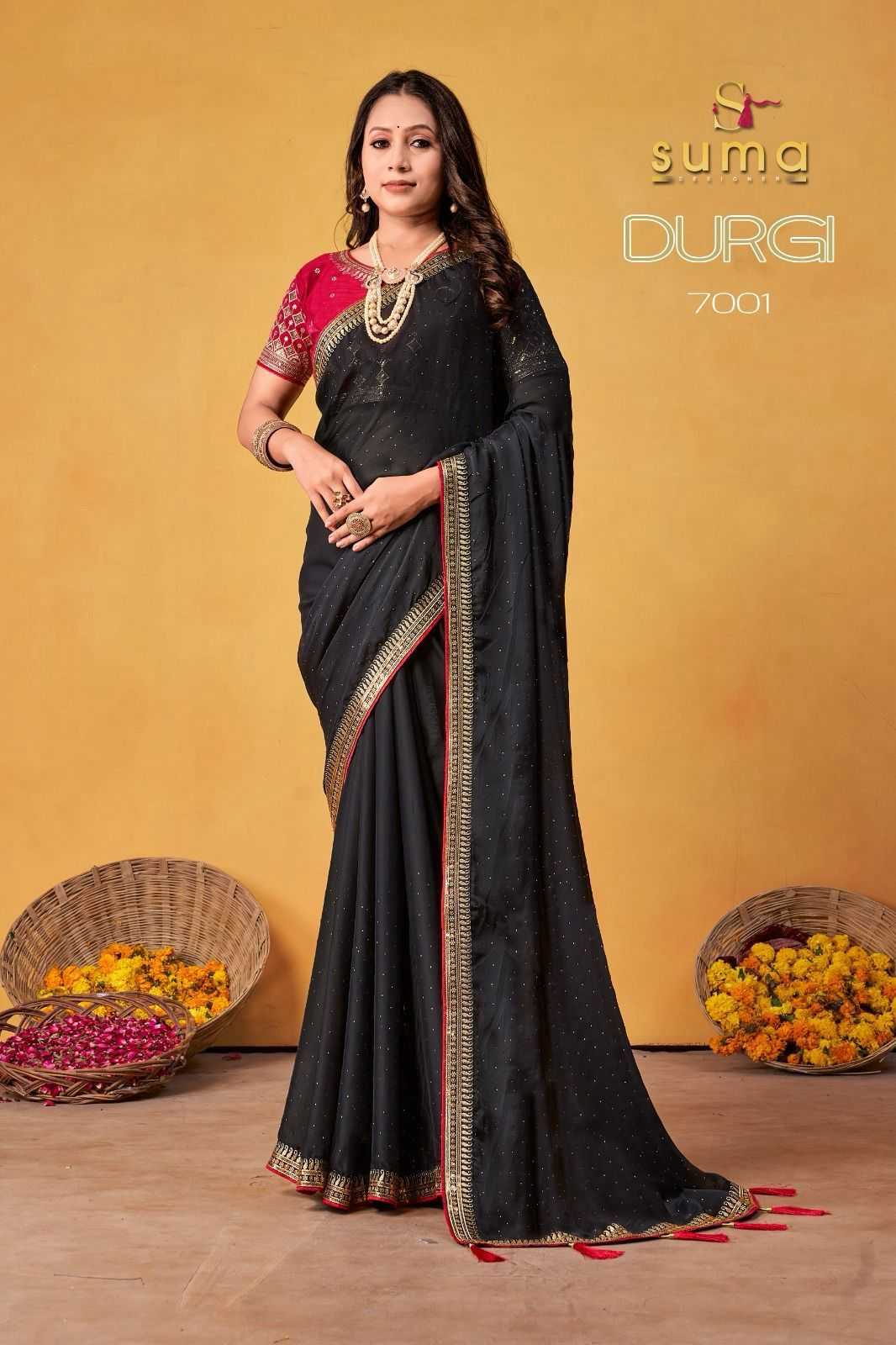 Ynf Rangoli Silk KESH416 DURGI 7001 Sarees Wedding Collections Festive Collections Wholesale Designer Sarees Holi Collections Ram Navami Collections Manufacturer- Kapda Export