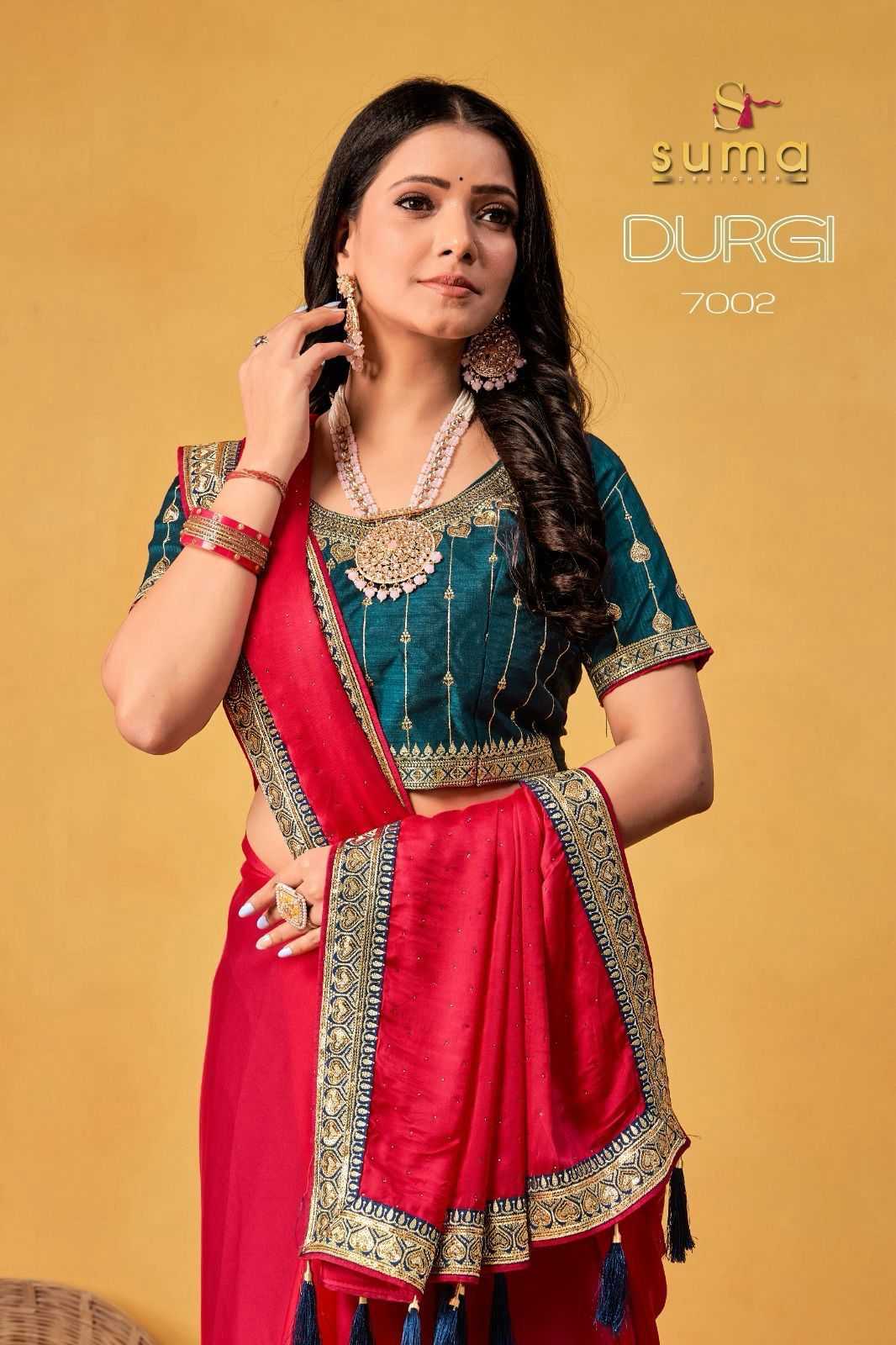 Ynf Rangoli Silk KESH416 DURGI 7001 Sarees Wedding Collections Festive Collections Wholesale Designer Sarees Holi Collections Ram Navami Collections Manufacturer- Kapda Export