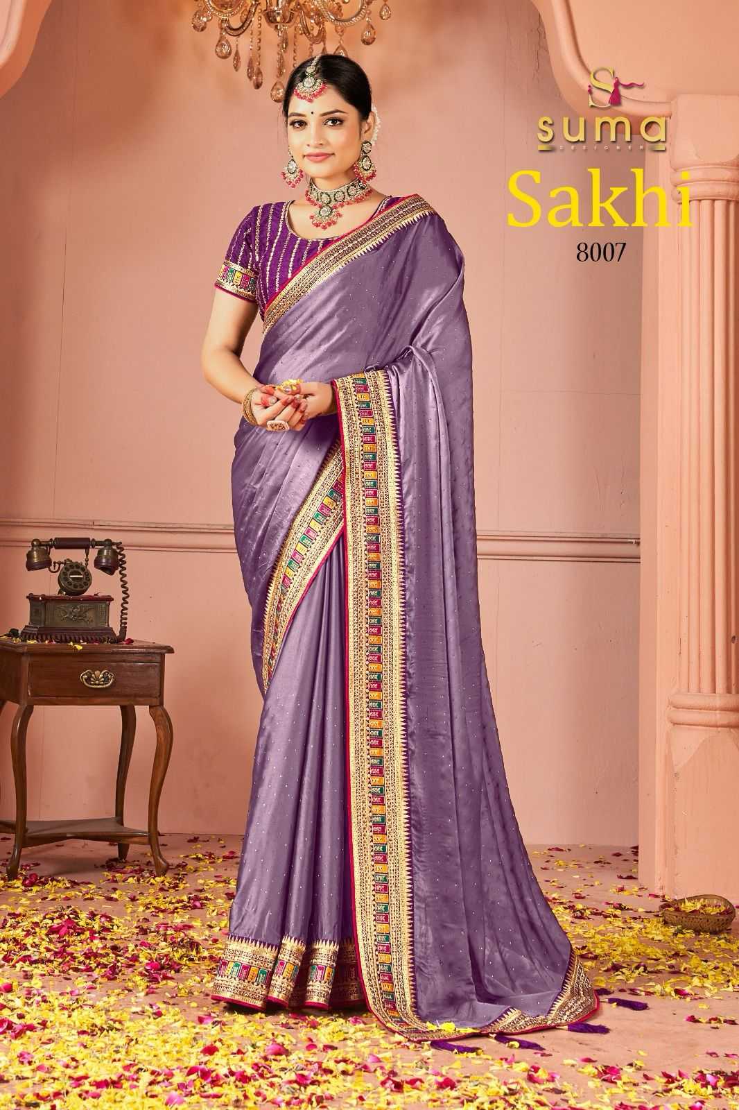 Ynf Rangoli Silk KESH416 SAKHI-8001 Silk Sarees Wedding Collections Teej Sarees Wholesale Designer Silk Sarees Fancy Silk Sarees Silk Sarees For Weddings Manufacturer- Kapda Export