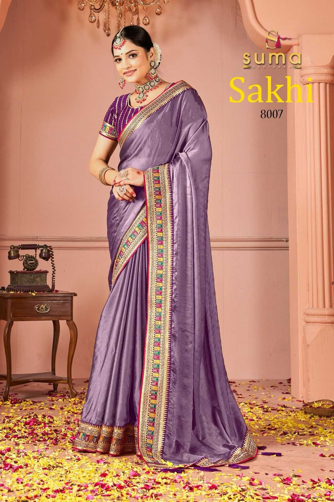 Ynf Rangoli Silk KESH416 SAKHI-8001 Silk Sarees Wedding Collections Teej Sarees Wholesale Designer Silk Sarees Fancy Silk Sarees Silk Sarees For Weddings Manufacturer- Kapda Export