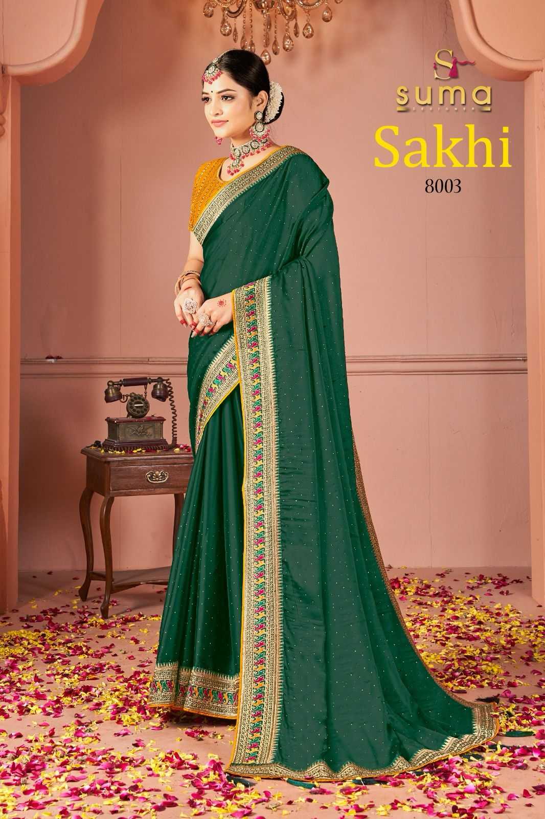 Ynf Rangoli Silk KESH416 SAKHI-8001 Silk Sarees Wedding Collections Teej Sarees Wholesale Designer Silk Sarees Fancy Silk Sarees Silk Sarees For Weddings Manufacturer- Kapda Export